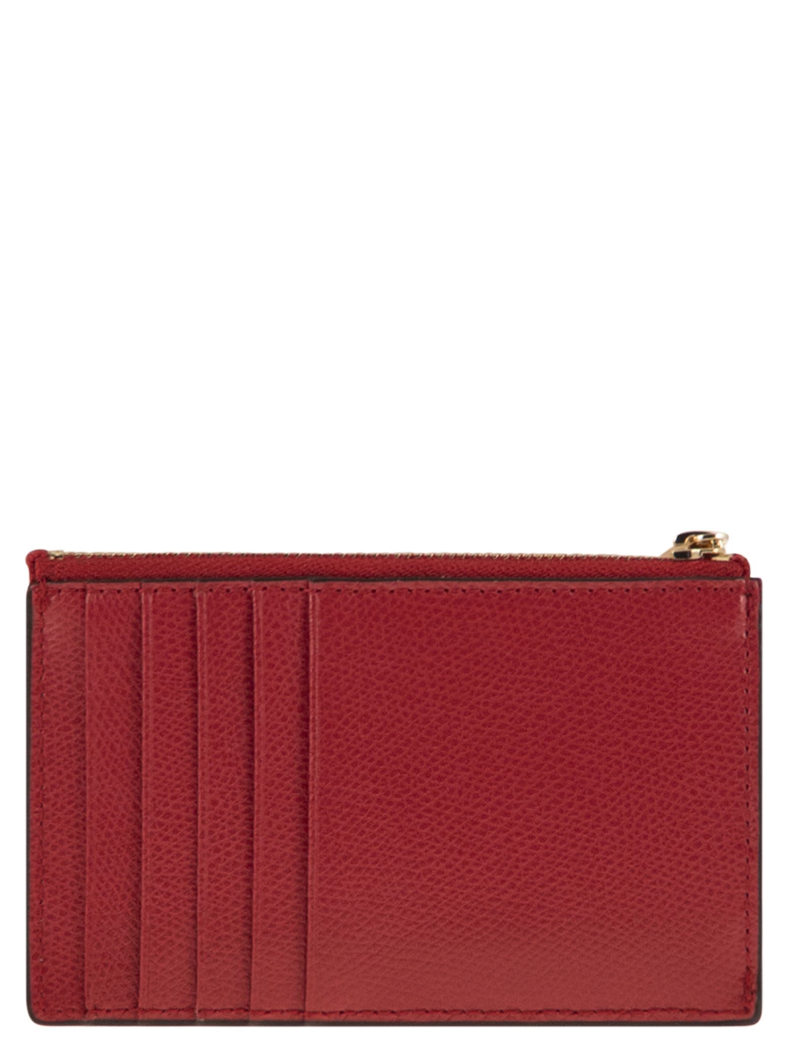 Furla Camelia - Credit Card Holder M In Burgundy