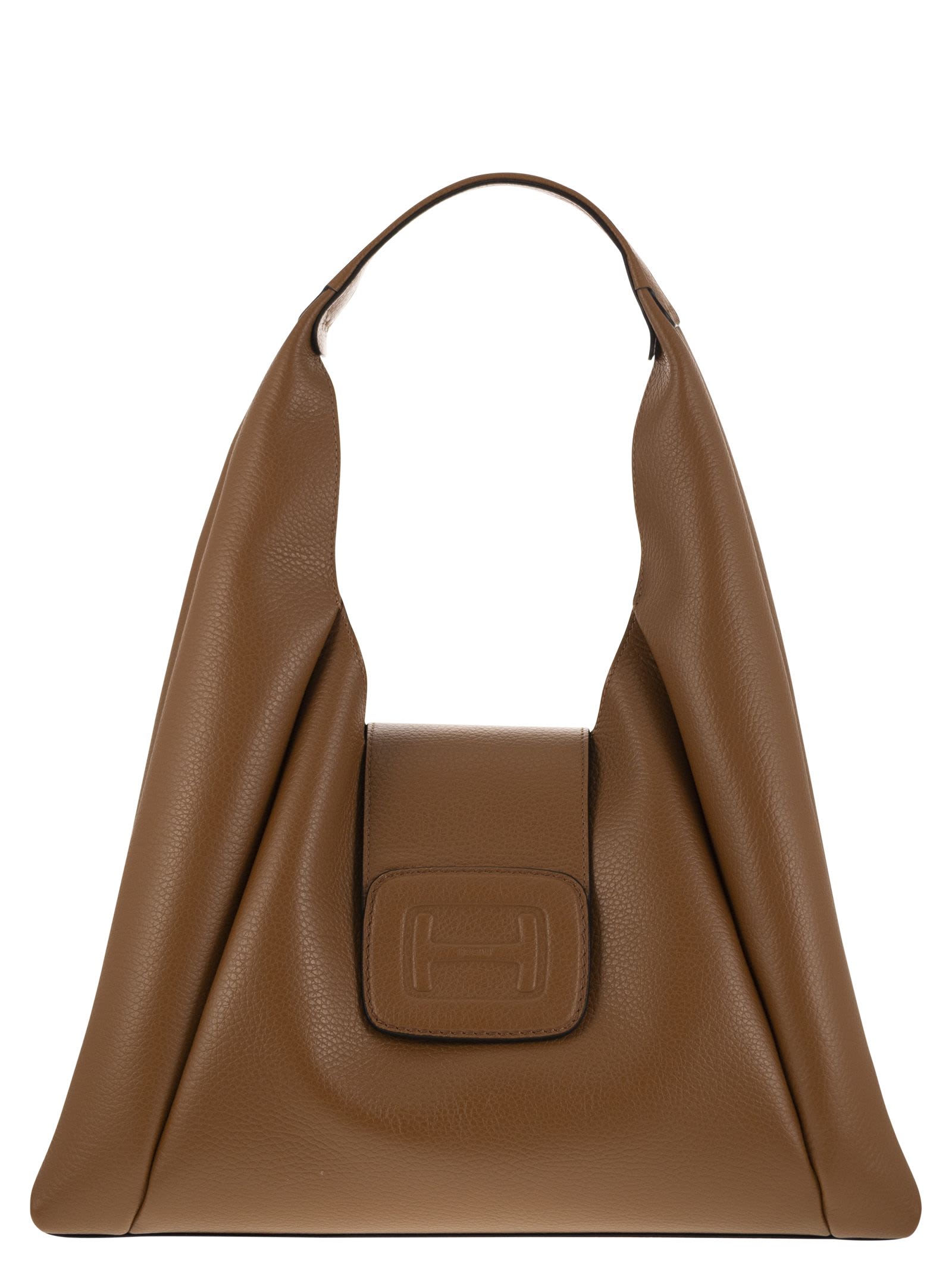 Shop Hogan Hobo - H-bag In Cognac