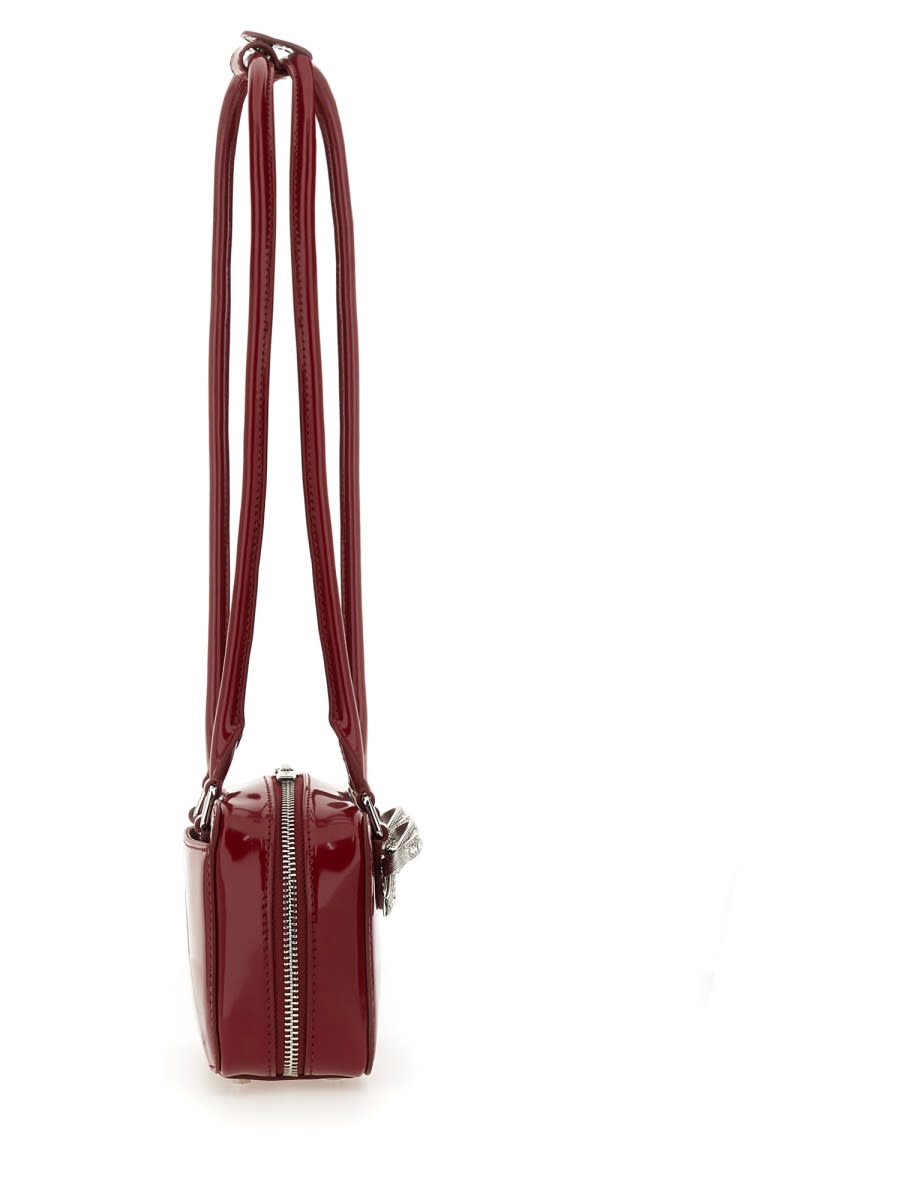 Shop Self-portrait Shoulder Bag. In Bordeaux