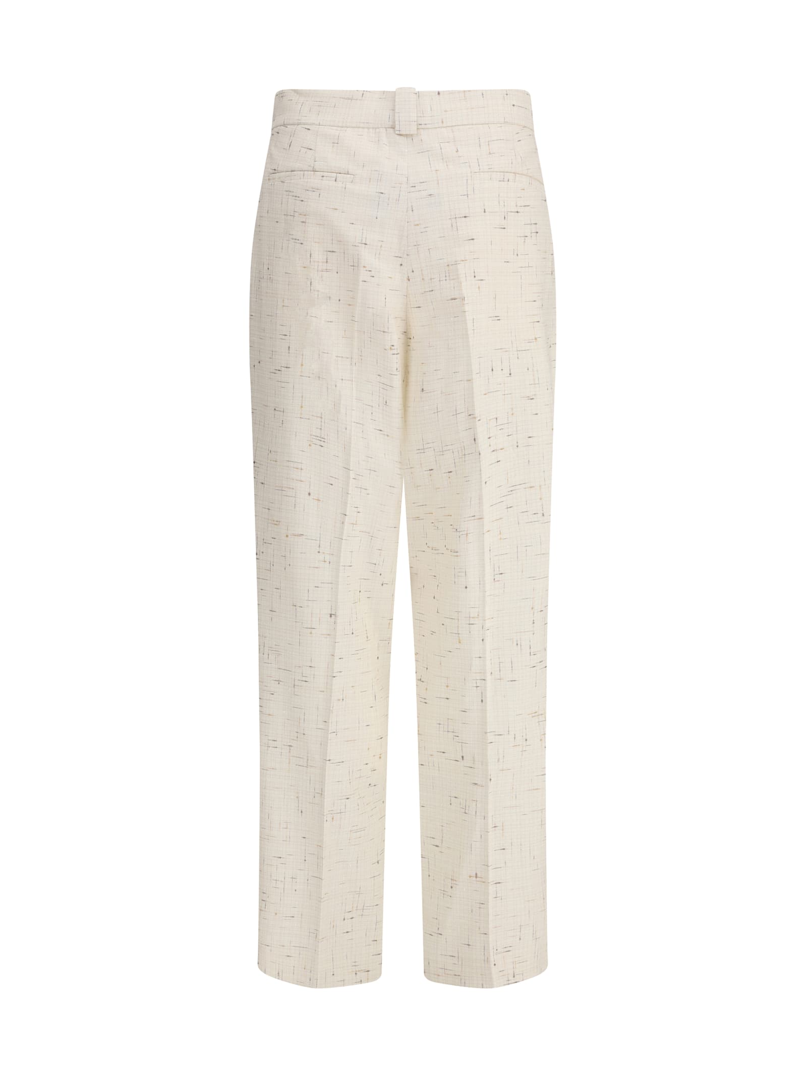 Fabiana Filippi Pressed-crease Tailored Trousers In Neutral