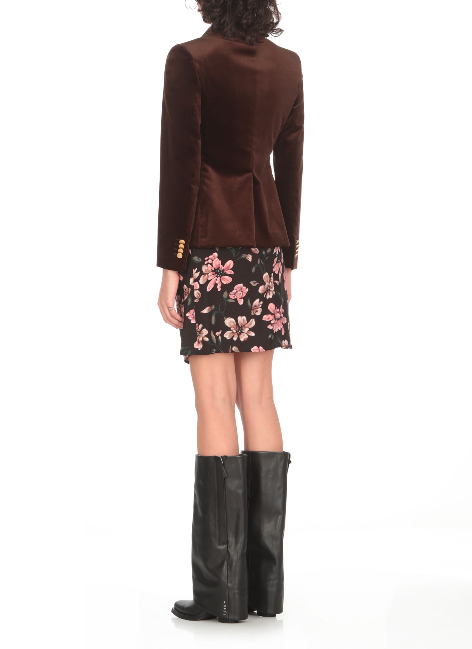 Shop Tagliatore Alicya Blazer In Brown