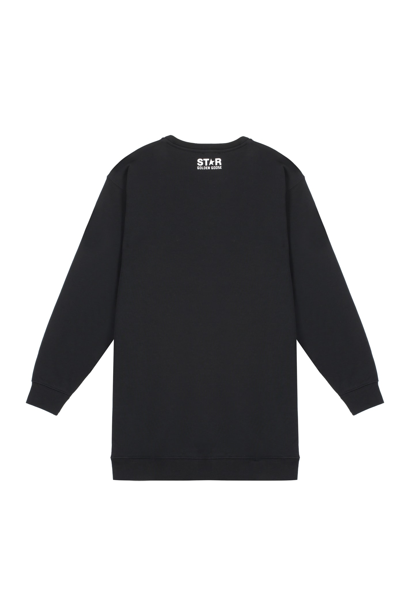 Shop Golden Goose Cotton Crew-neck Sweatshirt In Black