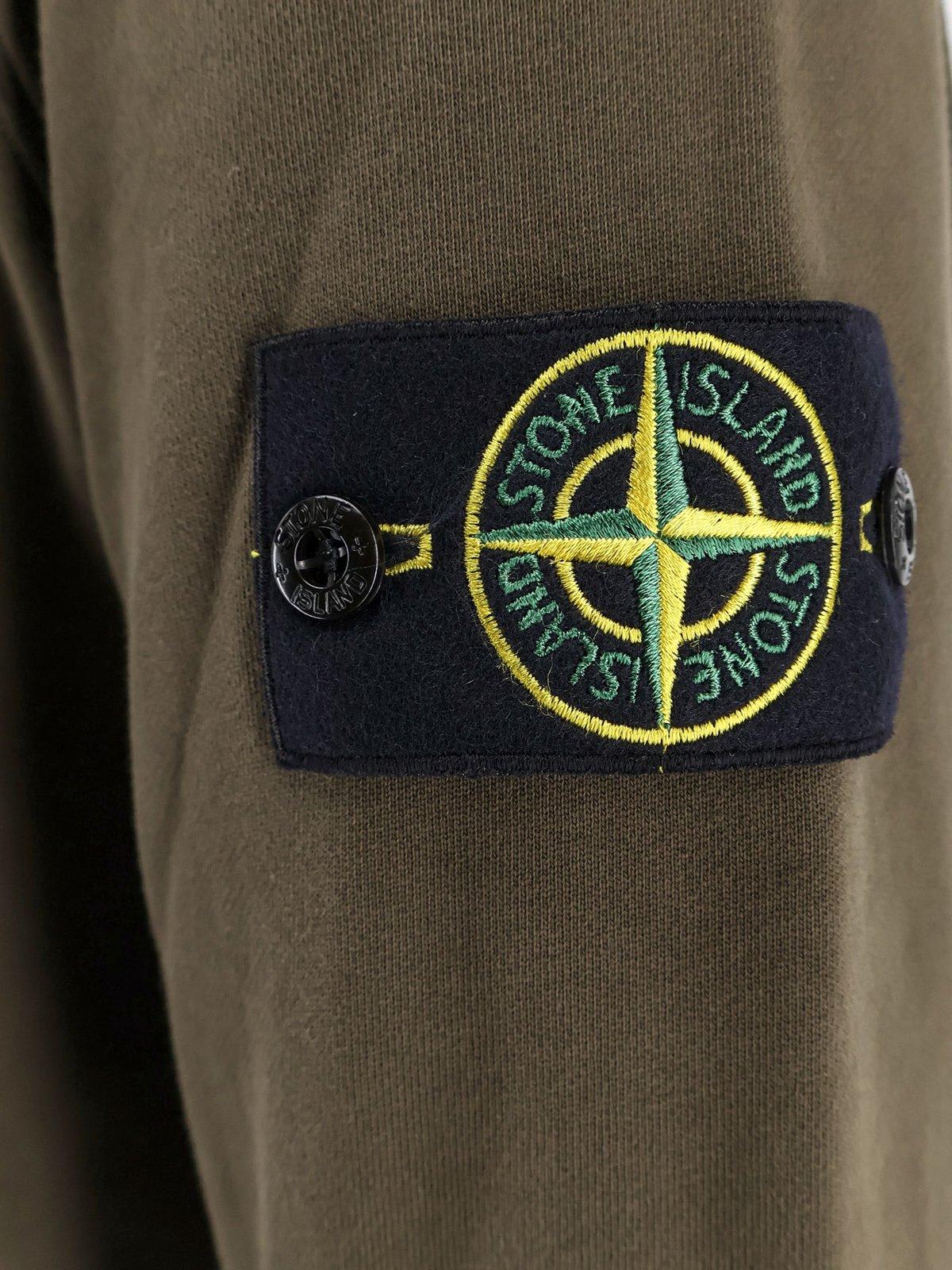 Stone Island Sweatshirt In Black