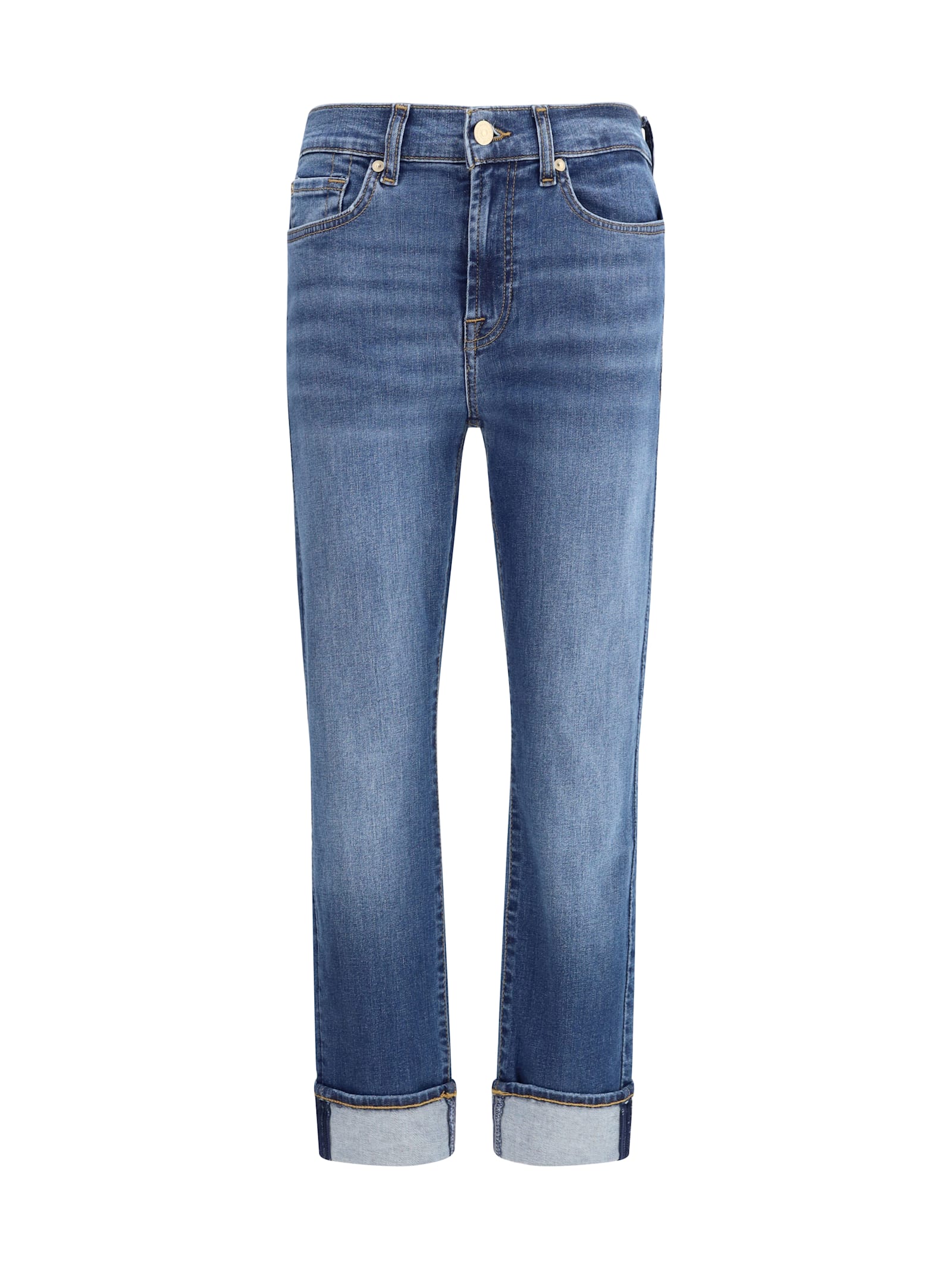 7 For All Mankind Relaxed Skinny Jeans In Blue