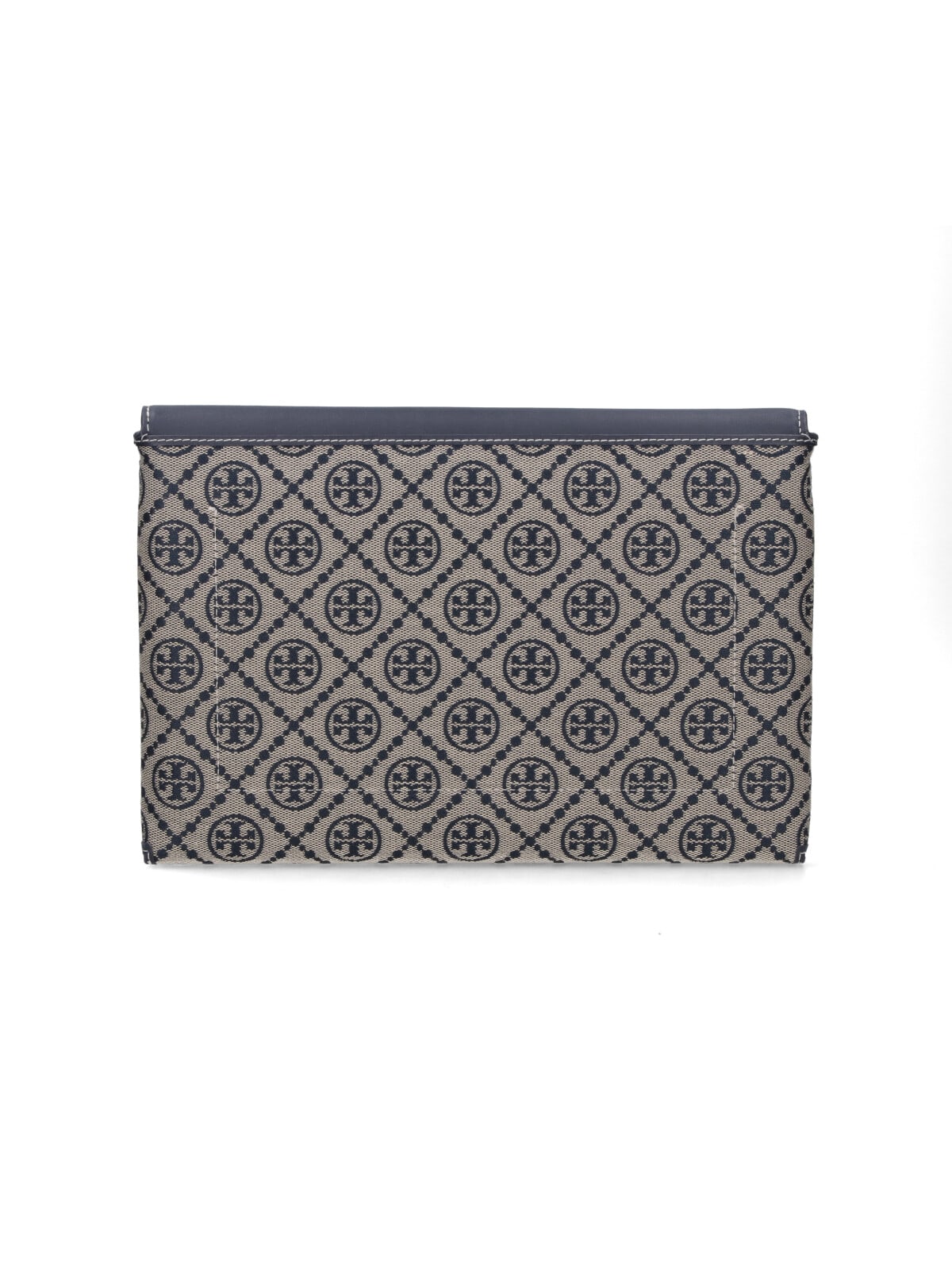 Tory Burch T-monogram Chain Pouch In Blue