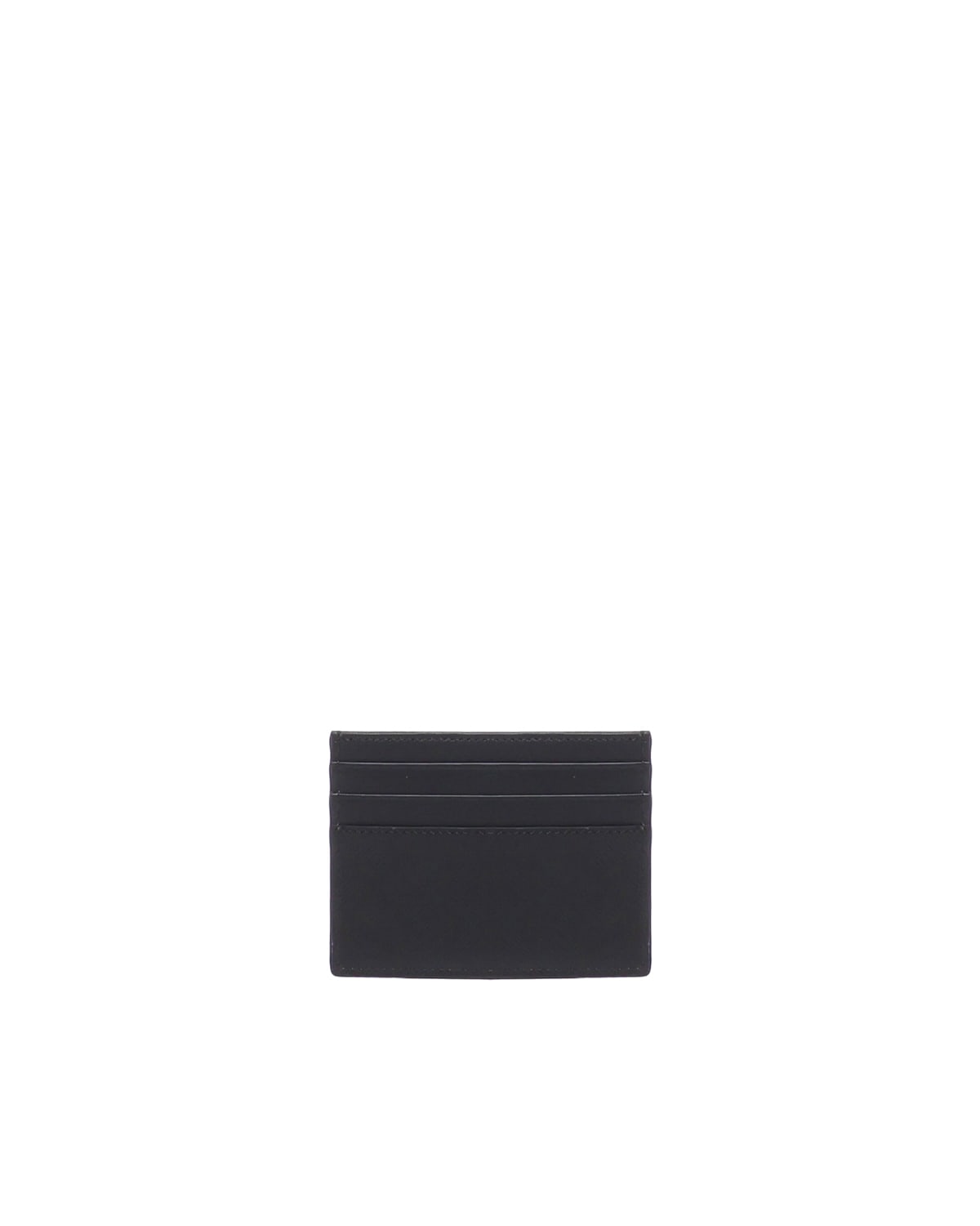 Shop Fendi Shadow Diagonal Card Holder In Black