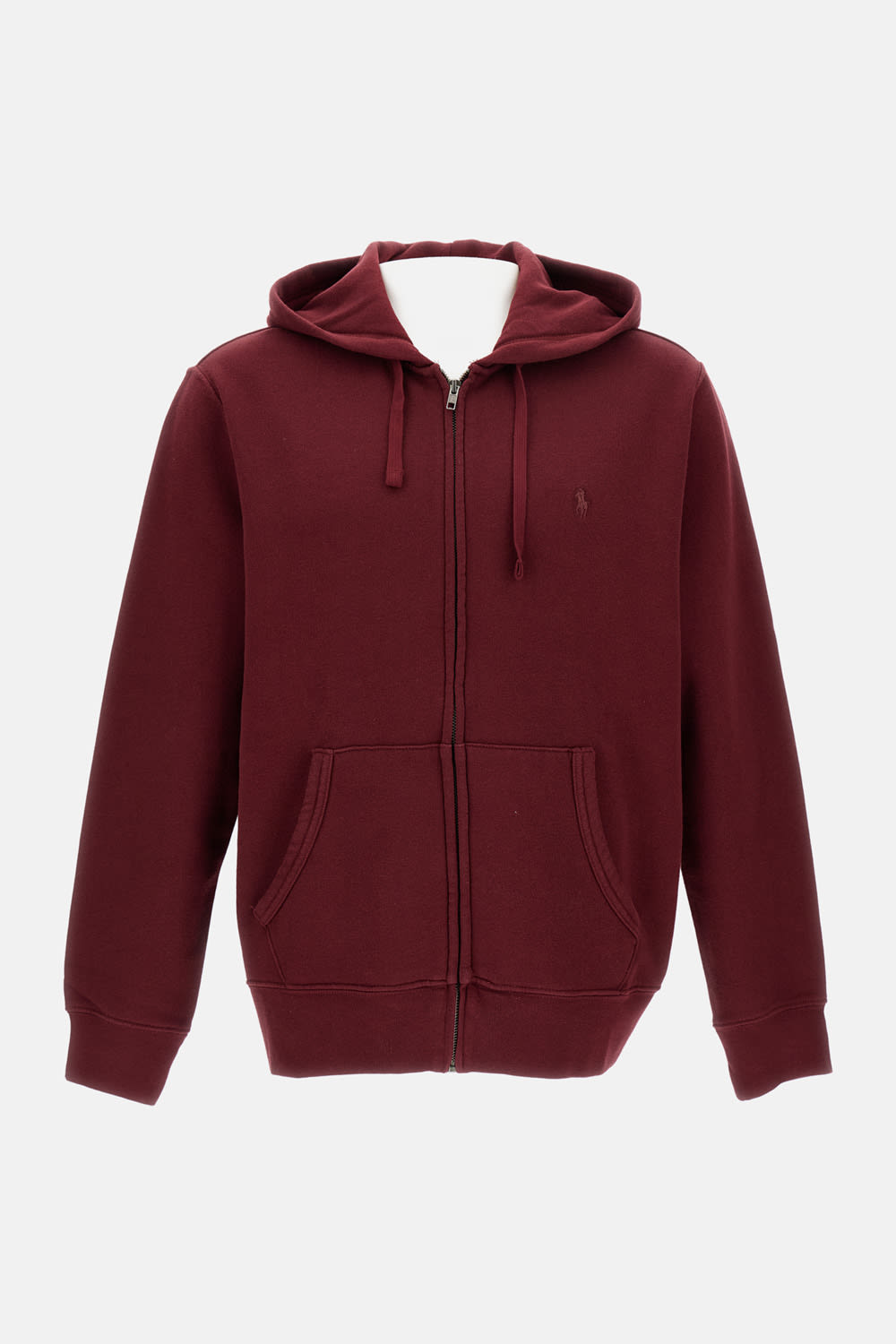 Ralph Lauren Zip-up Sweatshirt In Burgundy