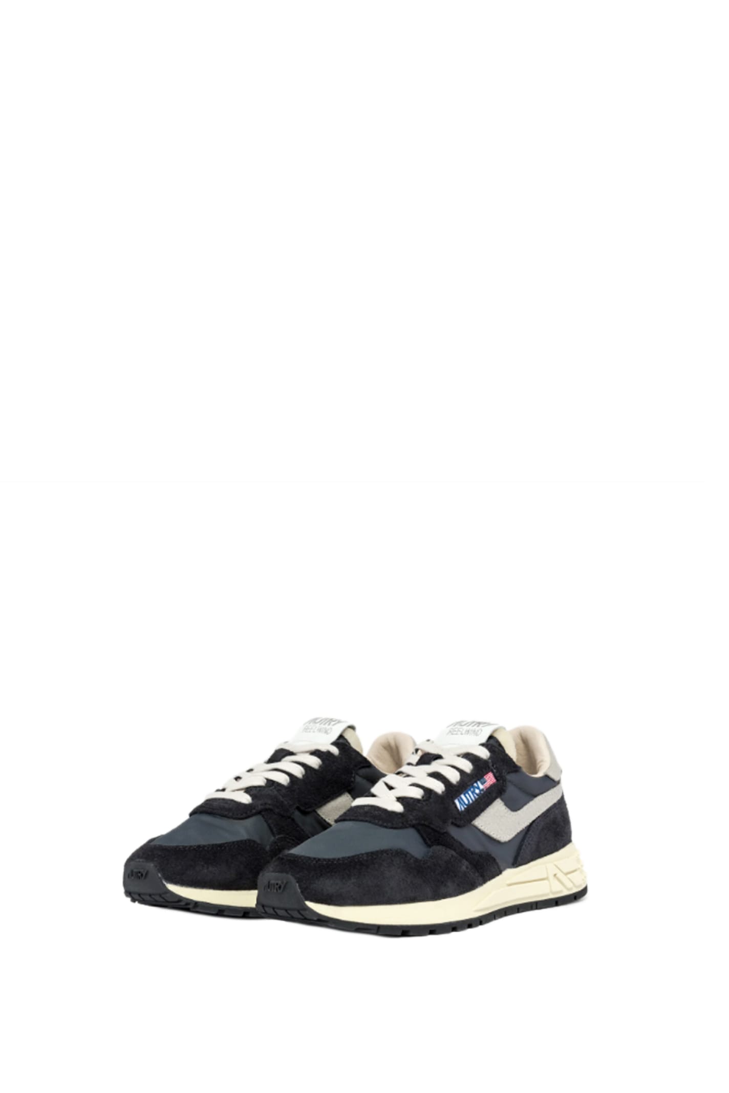 Shop Autry Reelwind Low Sneakers In Black