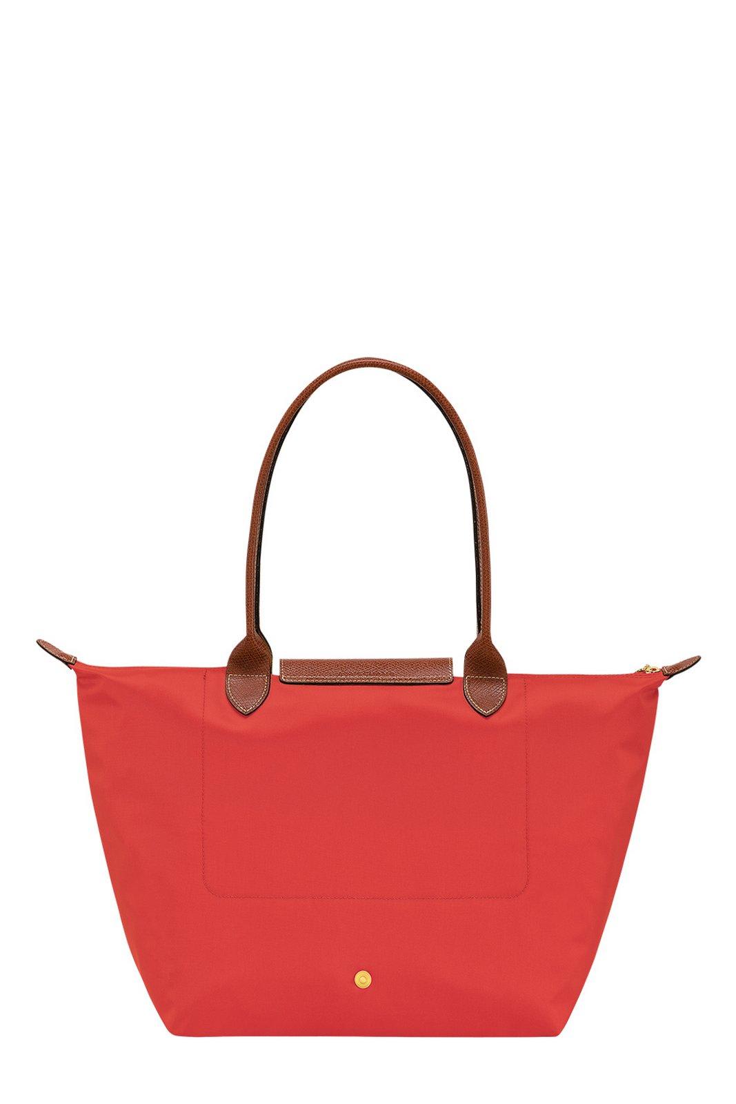 Longchamp Ongchamp Le Pliage Large Top Handle Bag In Tomate