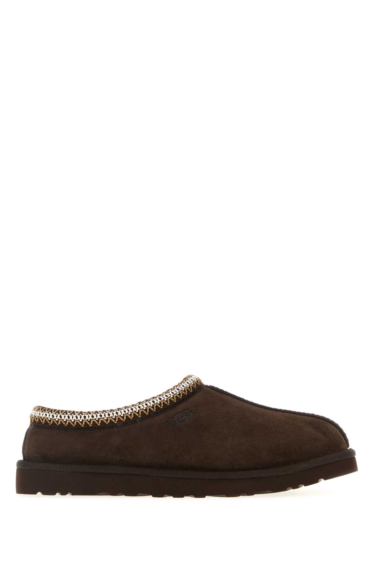 Dark Brown Suede Tasman Slippers