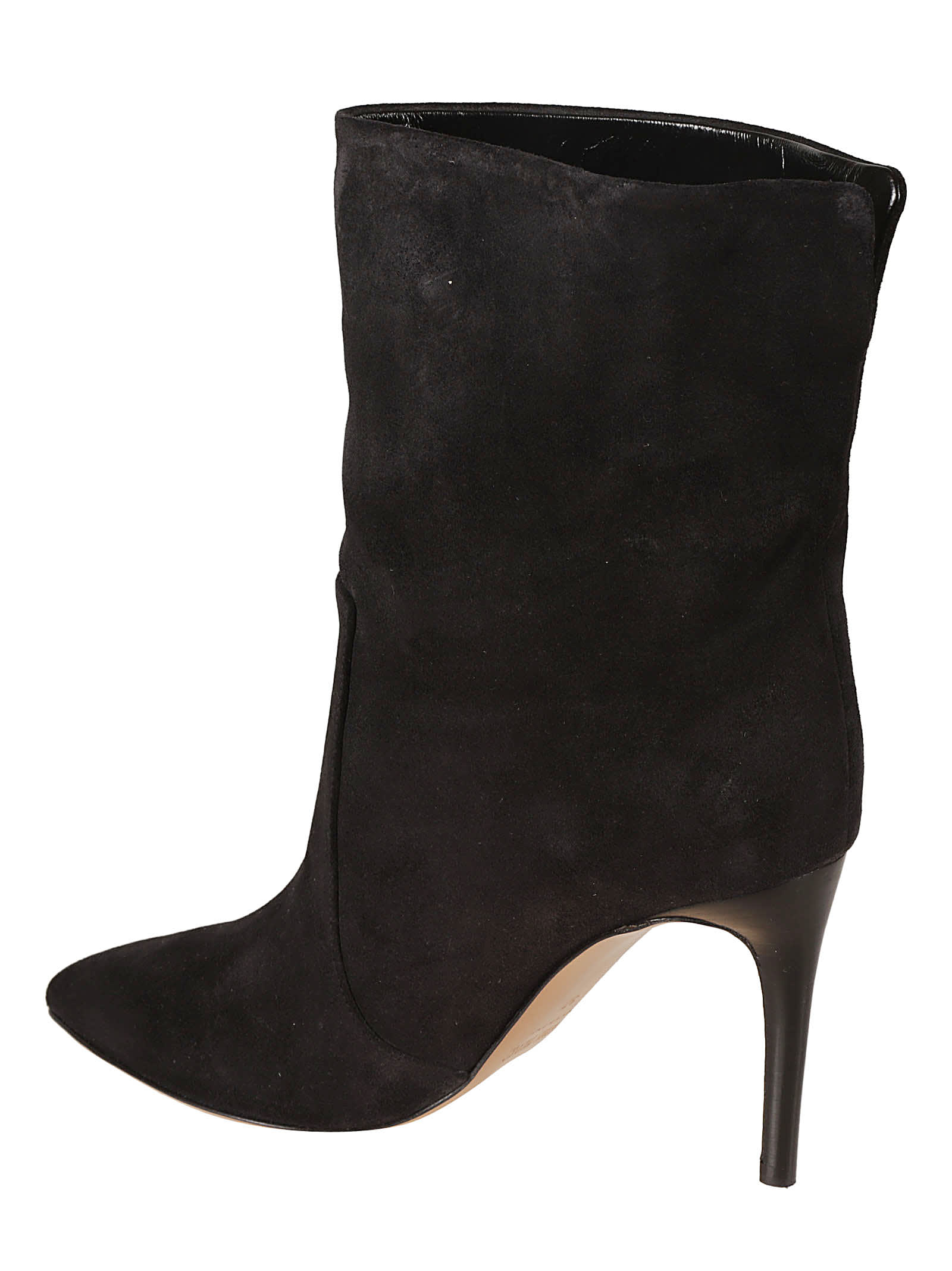 Paris Texas 85mm Pointed-toe Suede Boots In Black