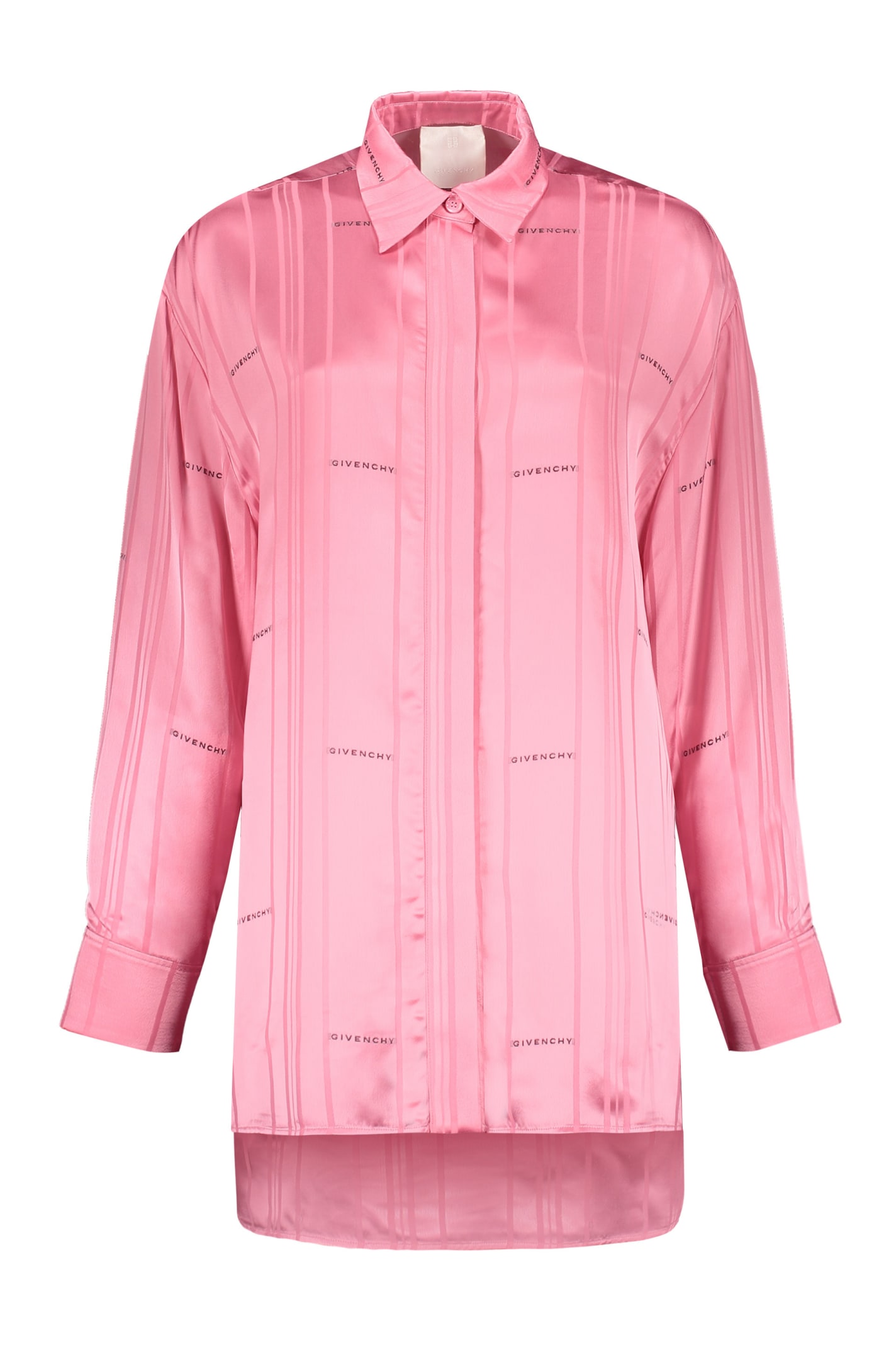 Shop Givenchy Viscose Shirt In Pink