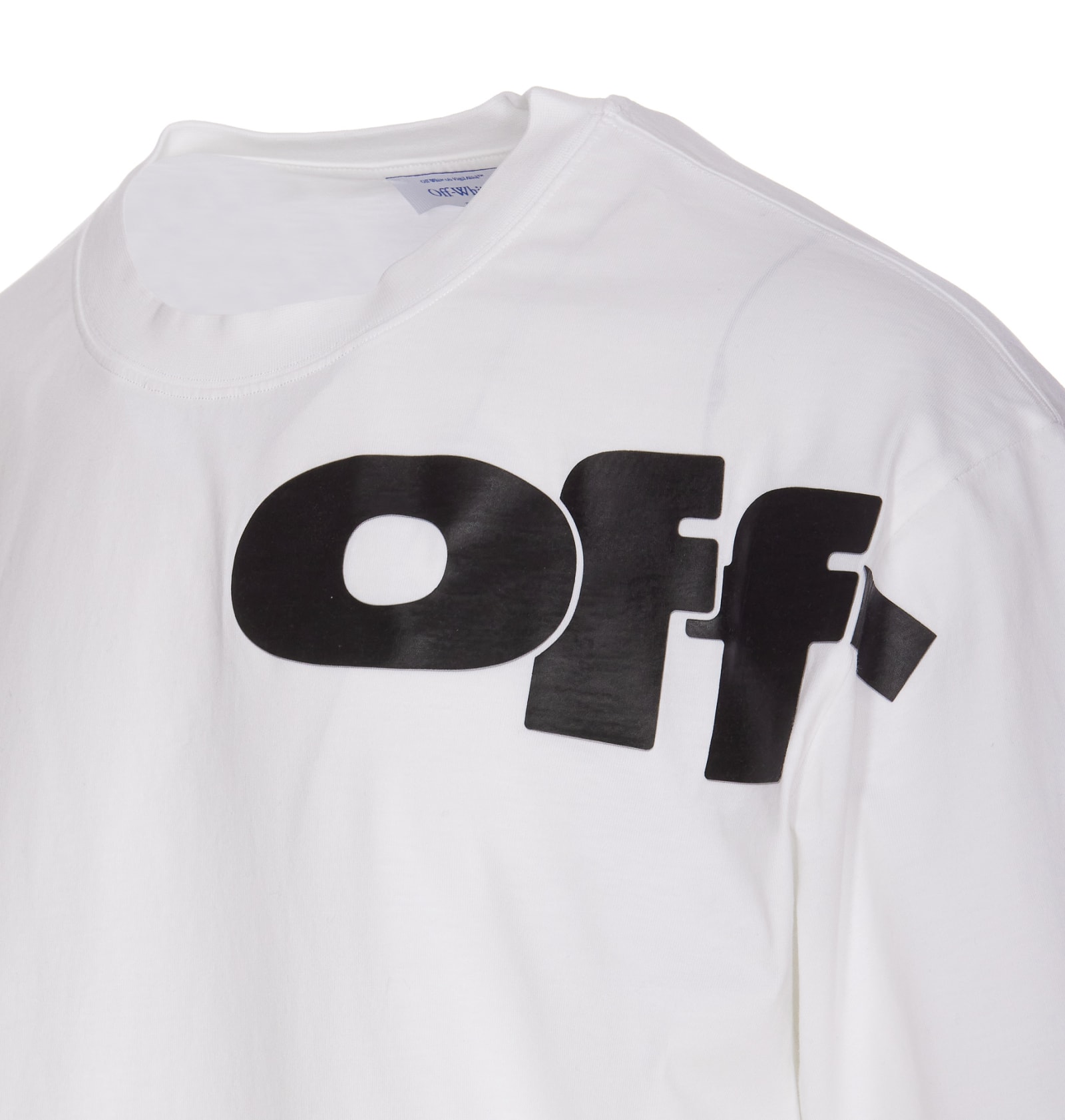 Shop Off-white Shared Logo Skate T-shirt In White