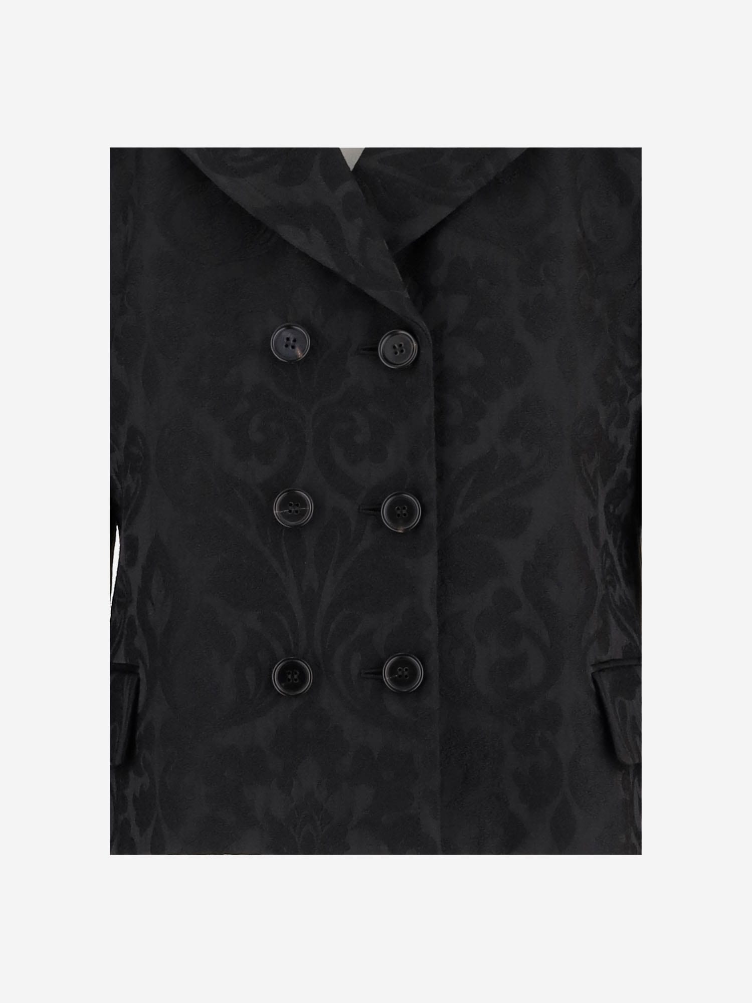 Chloé Single-breasted Jacket In Wool Blend In Black