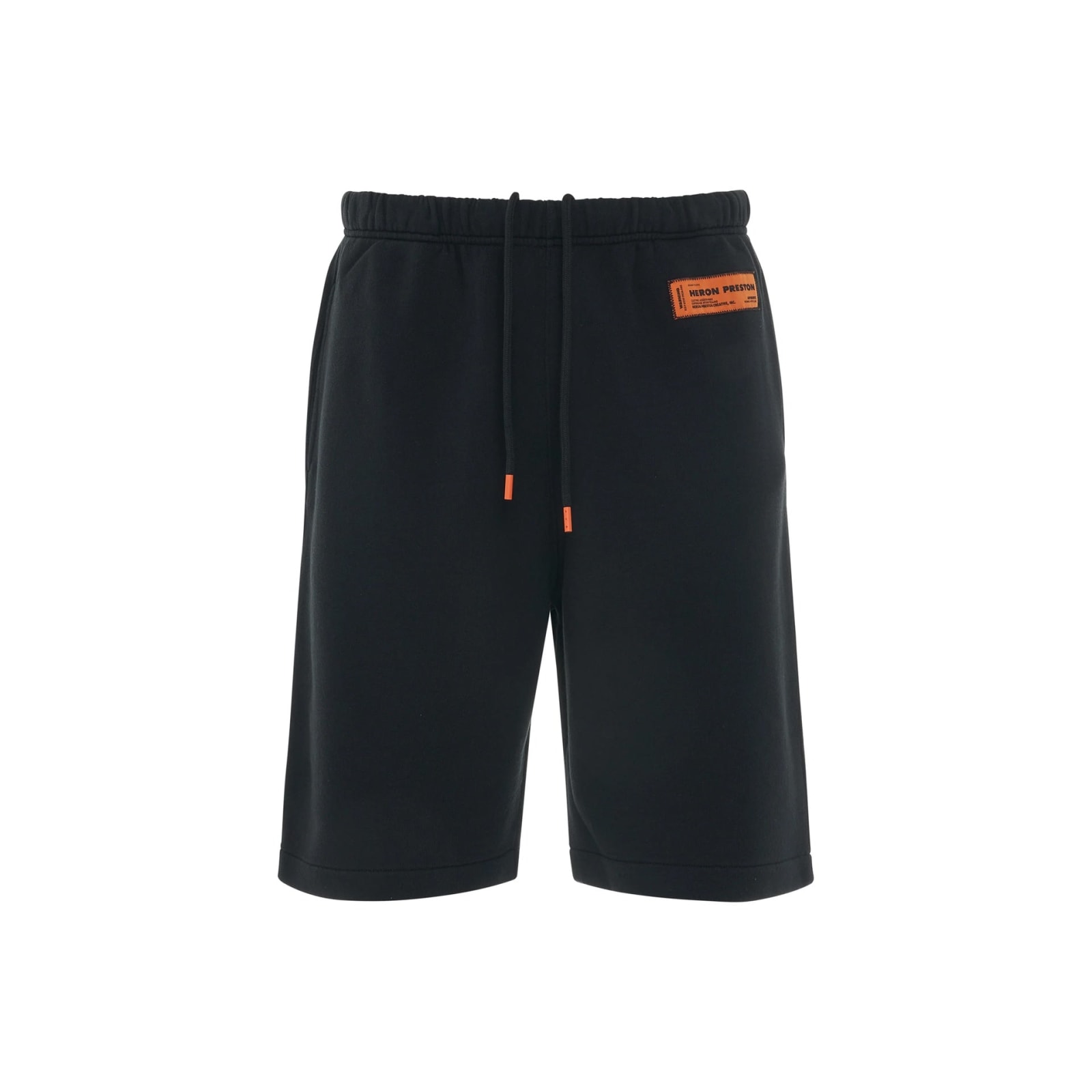 Shop Heron Preston Cotton Shorts In Black