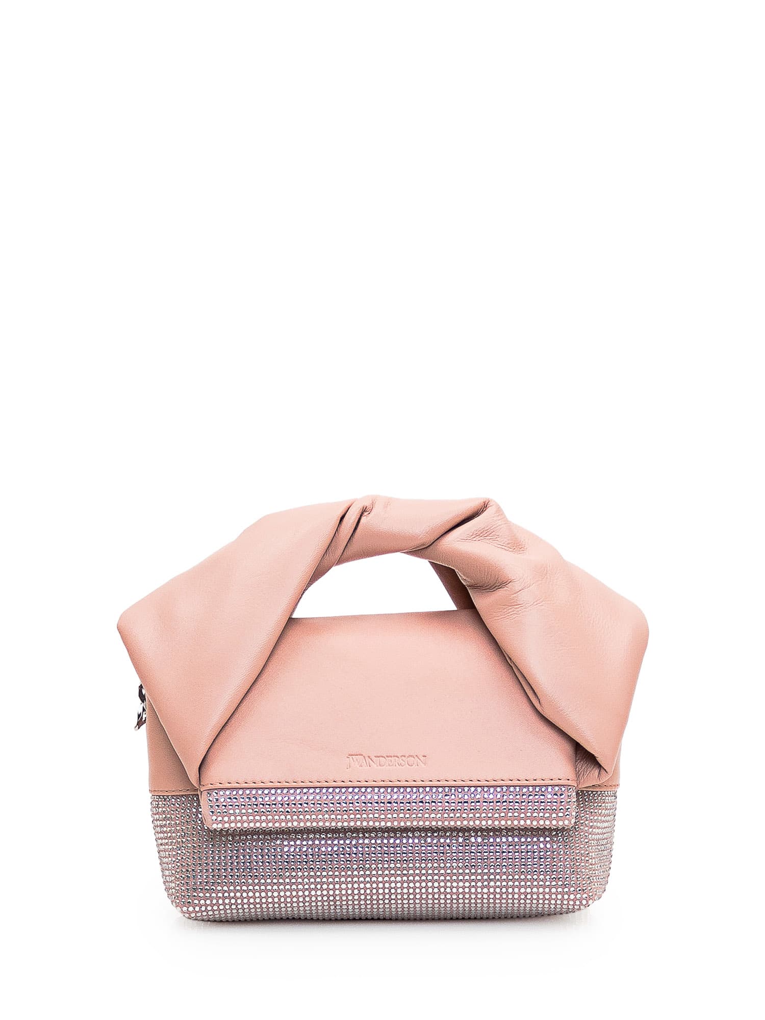 Jw Anderson Small Twister Bag In Dusty Rose