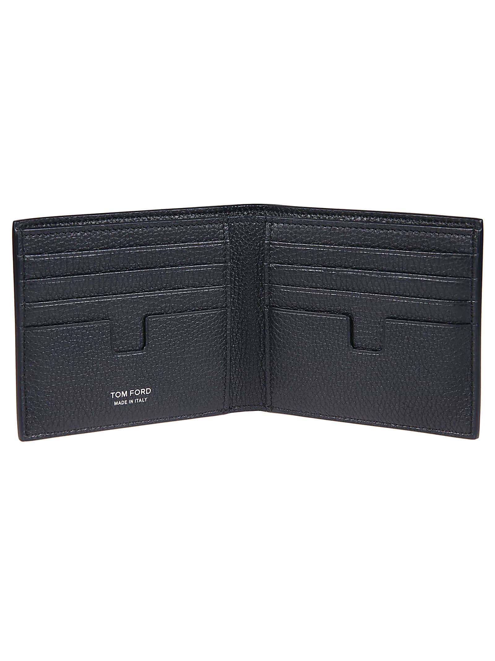 Shop Tom Ford Classic Bifold Wallet In Midnight Blue