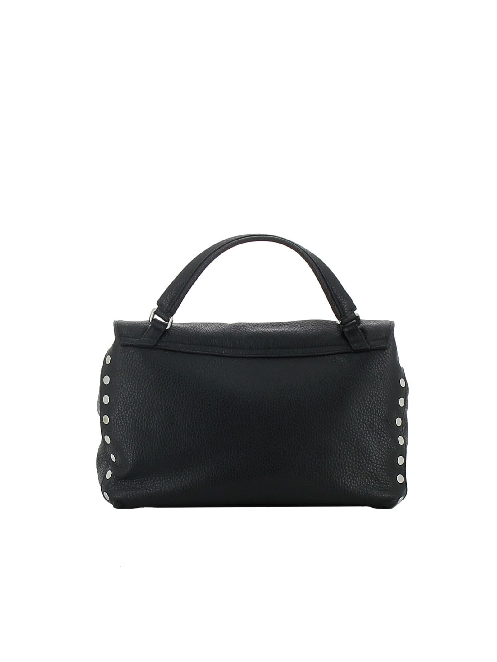 Shop Zanellato 068010-0040000-z0001 Black Postina Daily S Handbag