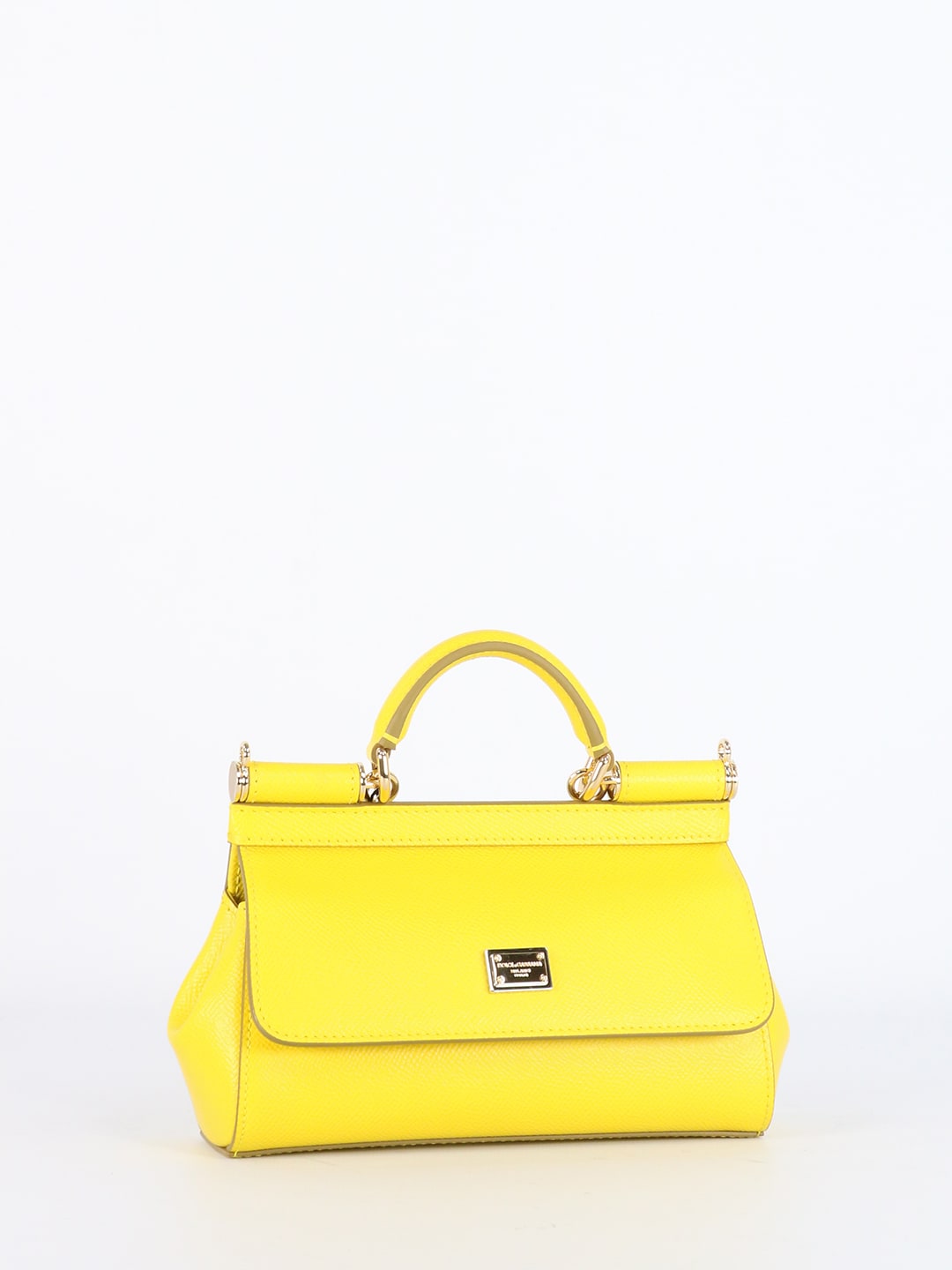 Dolce & Gabbana Sicily Mini Yellow Bag