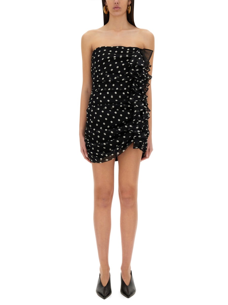 Mini Bustier Dress polka Dots