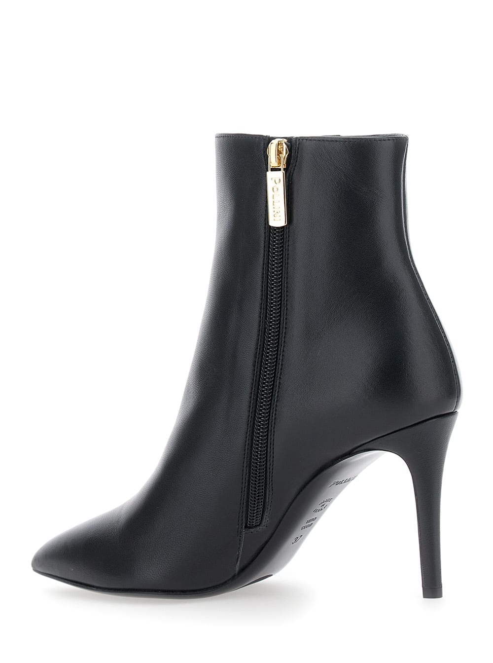 Pollini Scarponcino Donna Nappa In Black