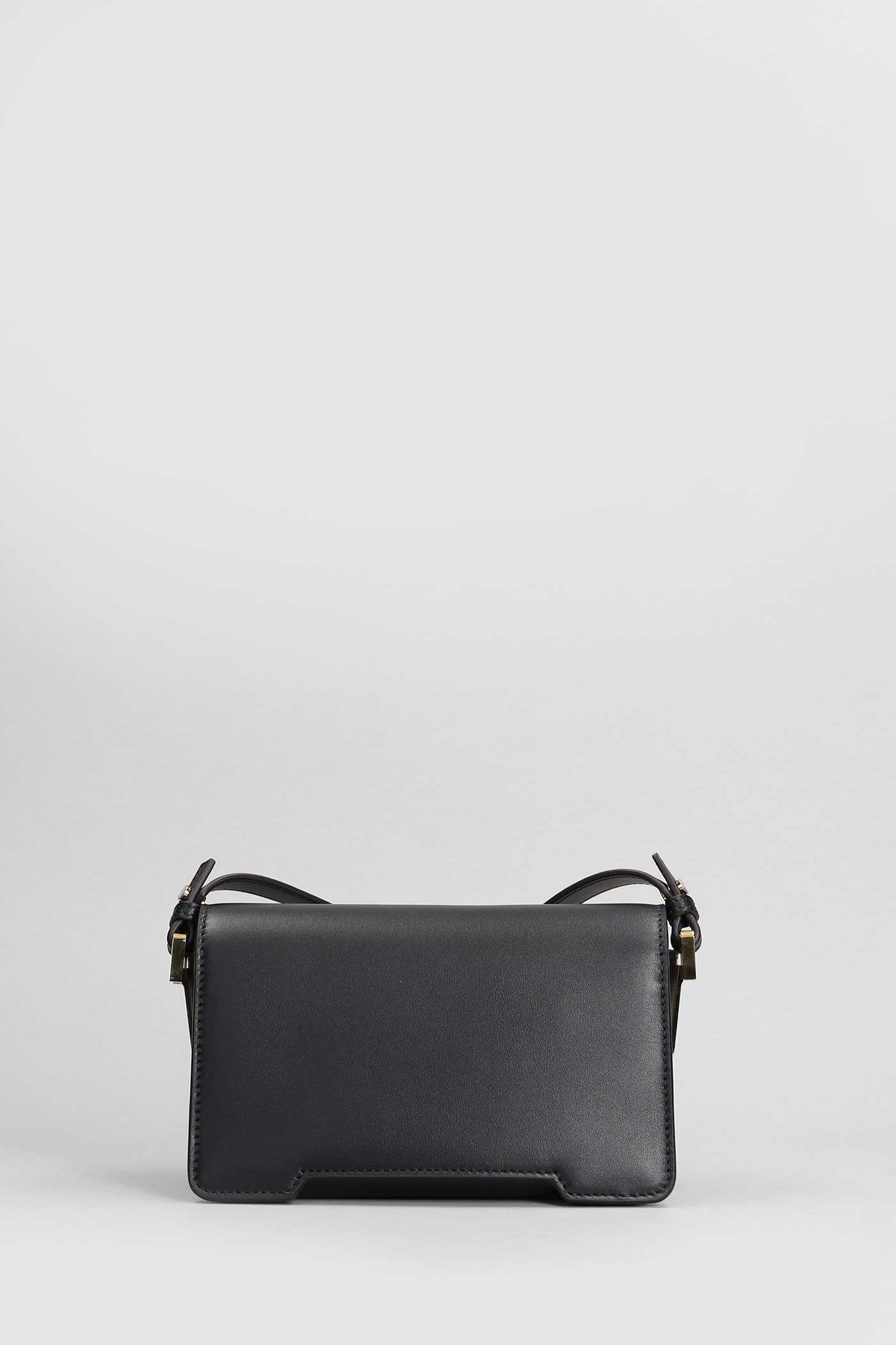 Shop Marni Trunkaroo Shoulder Bag In Black Leather