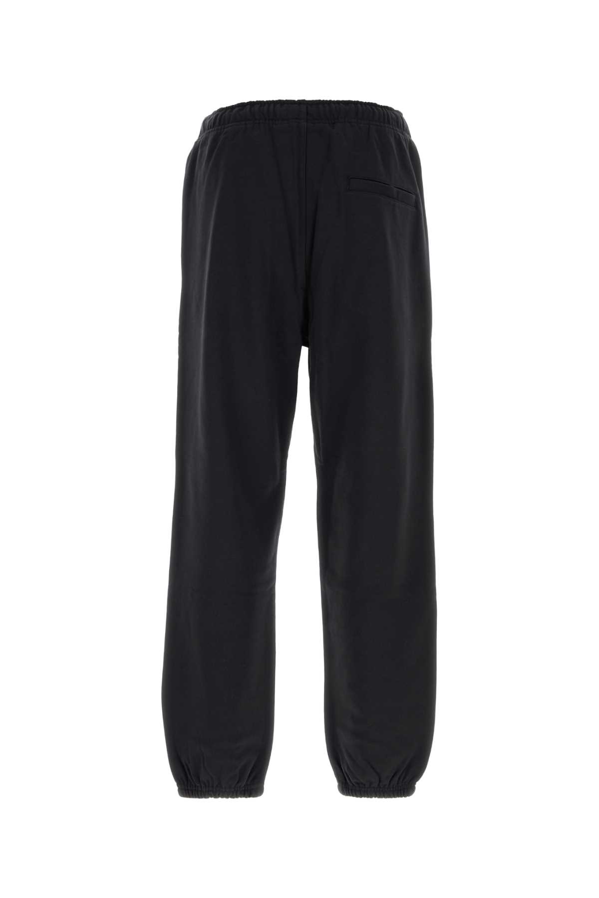 Y-3 Adidas Cotton Track-pants In Black