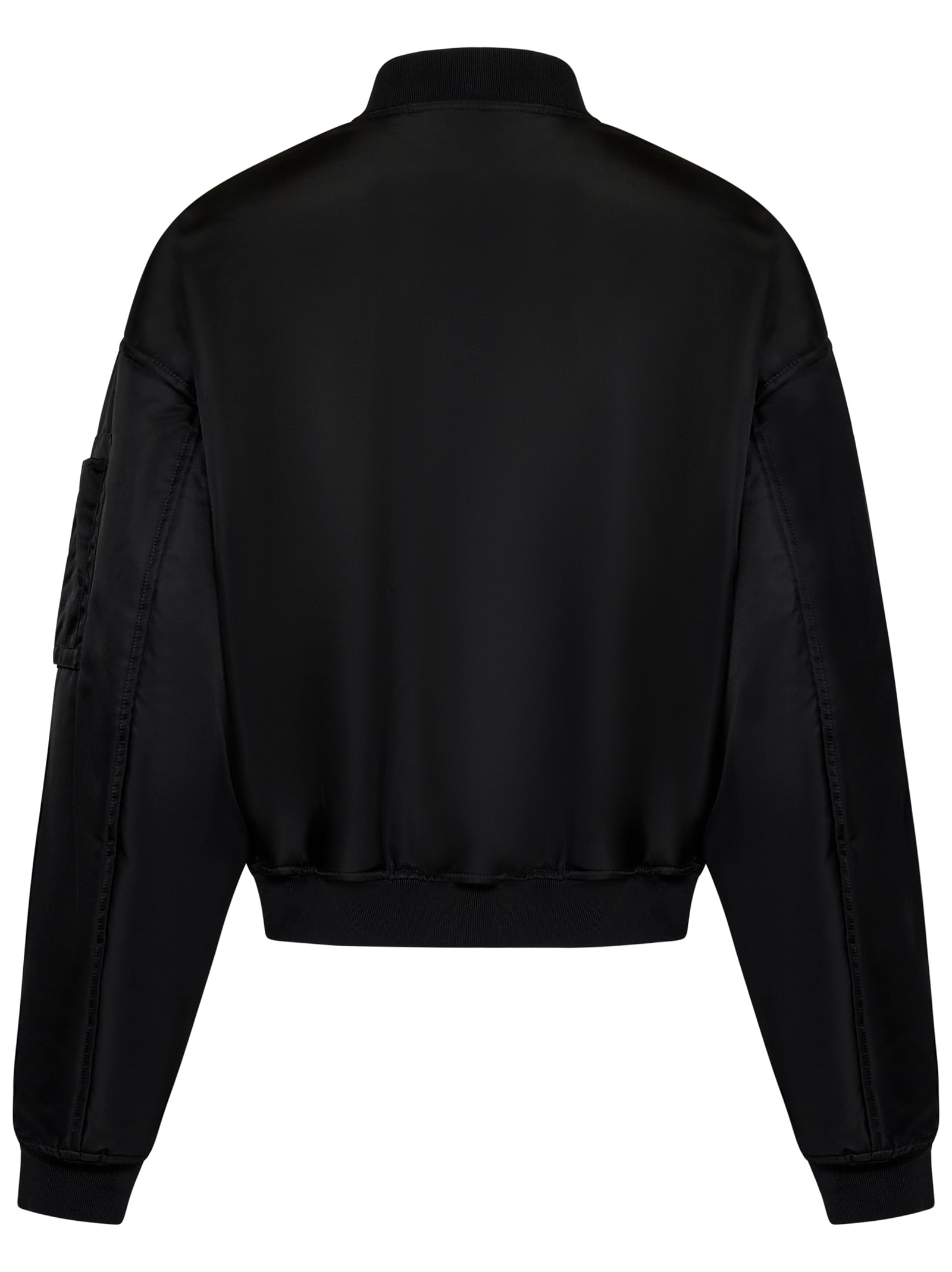 Shop Dsquared2 80s Nylon Jacket In Black