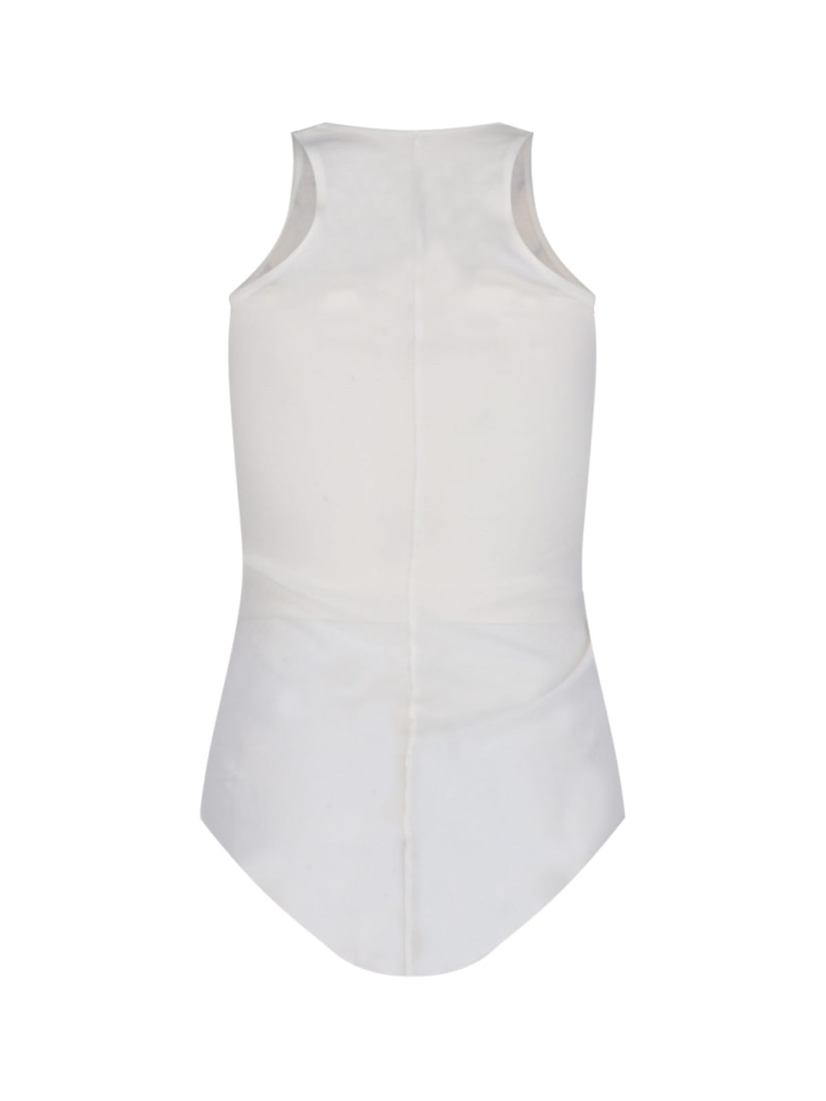 Shop Rick Owens Cotton Tank Top In White