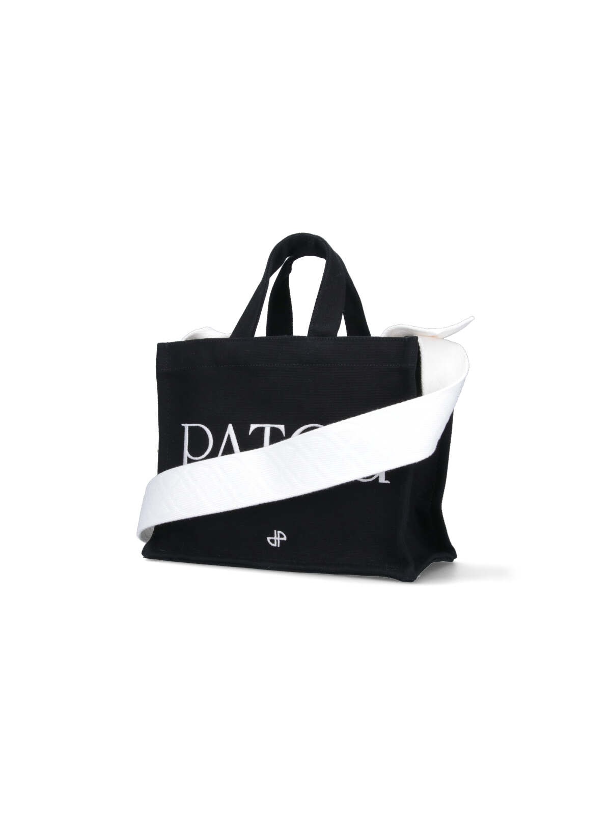 Shop Patou Logo Tote Bag In Black