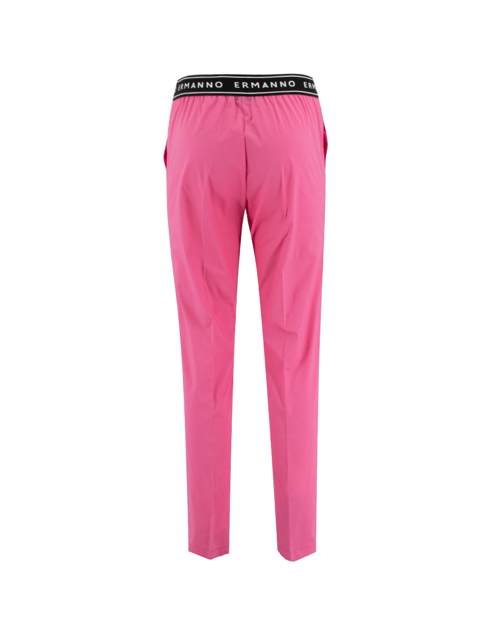 Shop Ermanno Firenze Trousers In Pink Car Caf Black