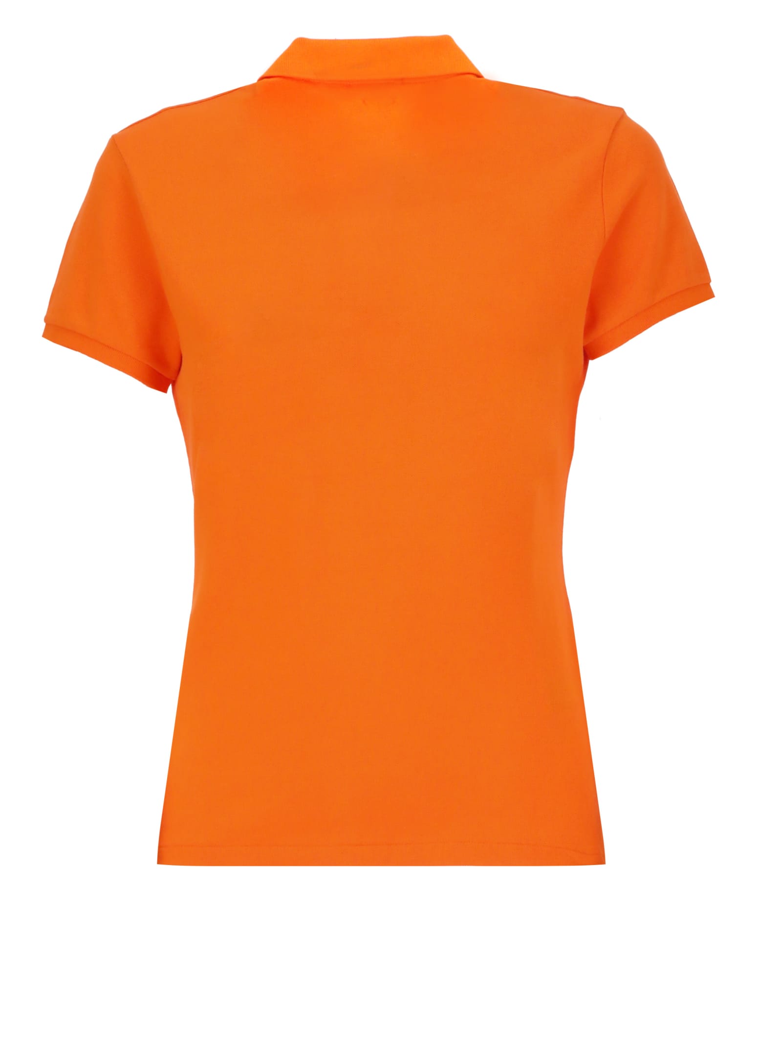 Shop Ralph Lauren Pony Polo Shirt In Orange
