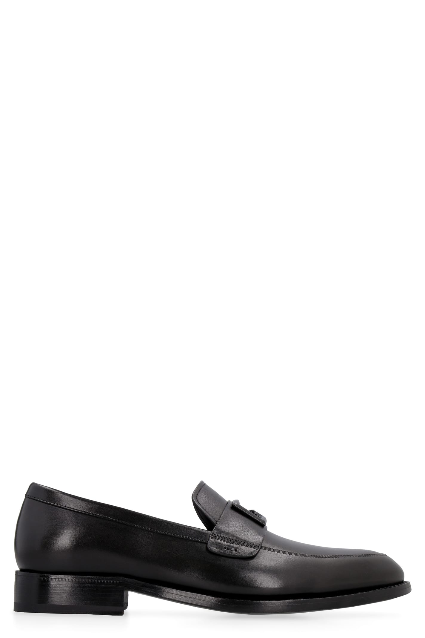 Givenchy Logo Detail Leather Loafers