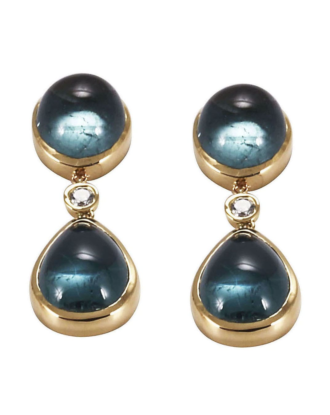 Shop Lo Spazio Jewelry Lo Spazio Eden Rock Blu Earrings In Blue
