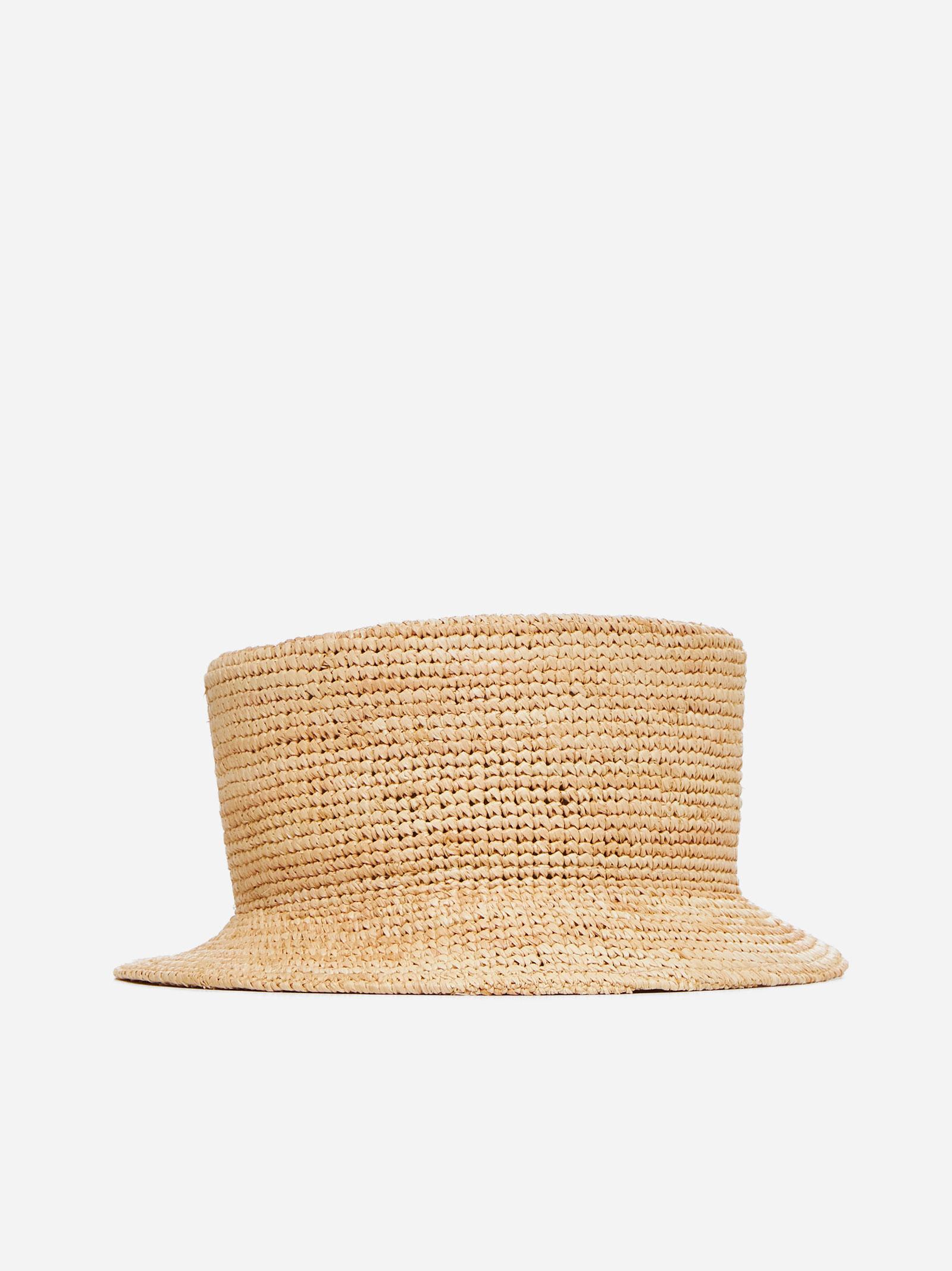 Shop Jacquemus Le Bob Pesco Raffia Hat In Natural