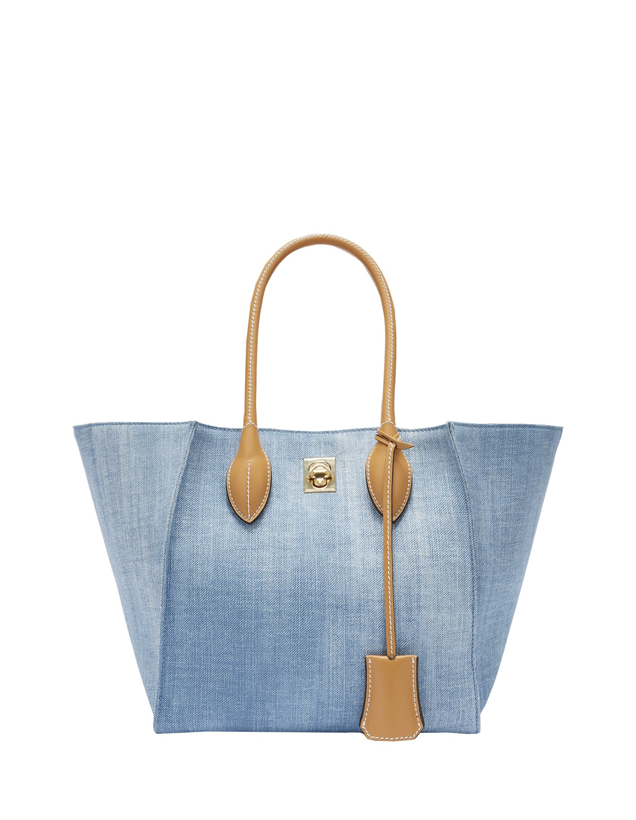 Ermanno Scervino Maggie Bag In Blue Denim