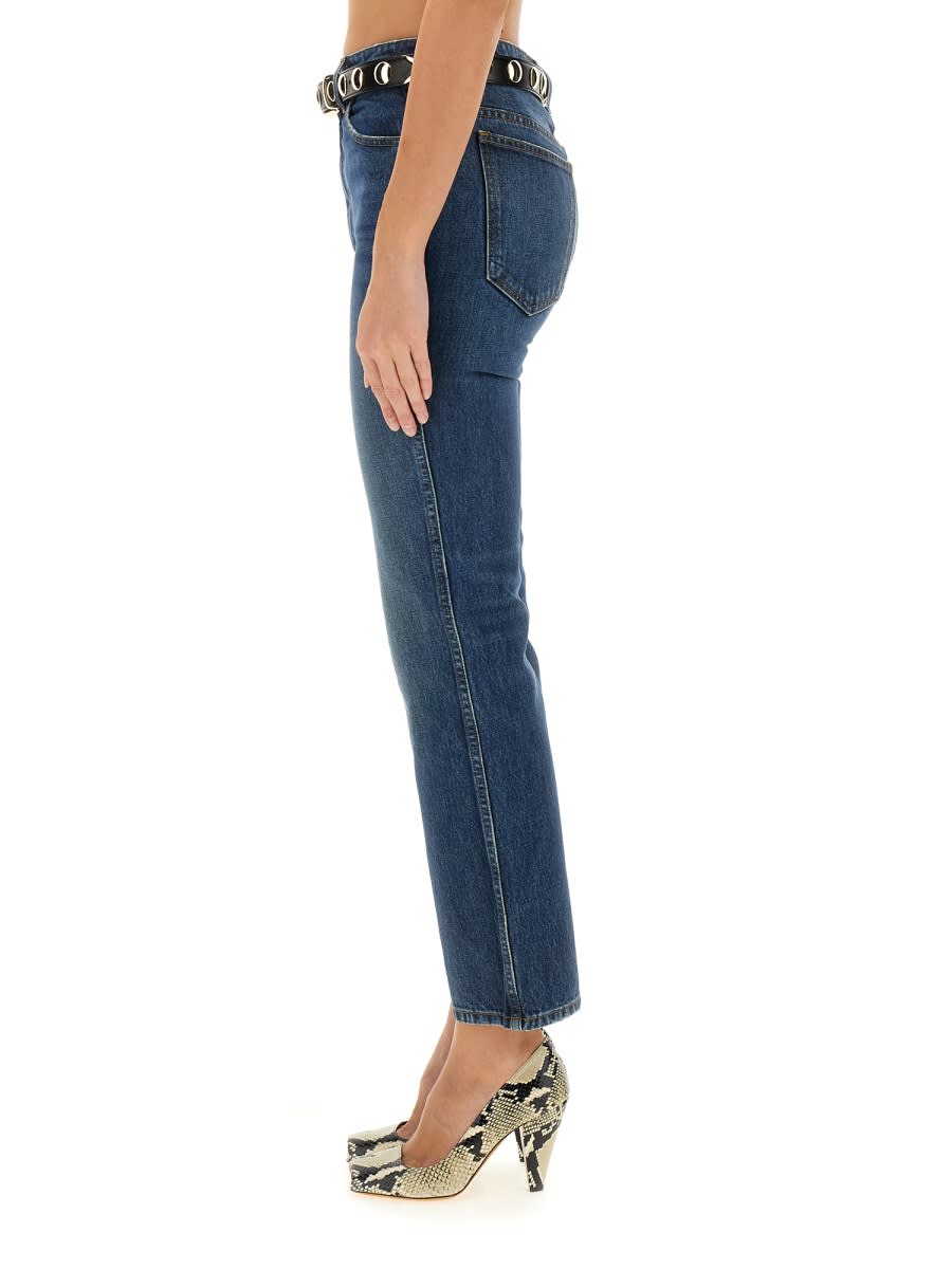 Shop Khaite Abigail Jeans In Denim