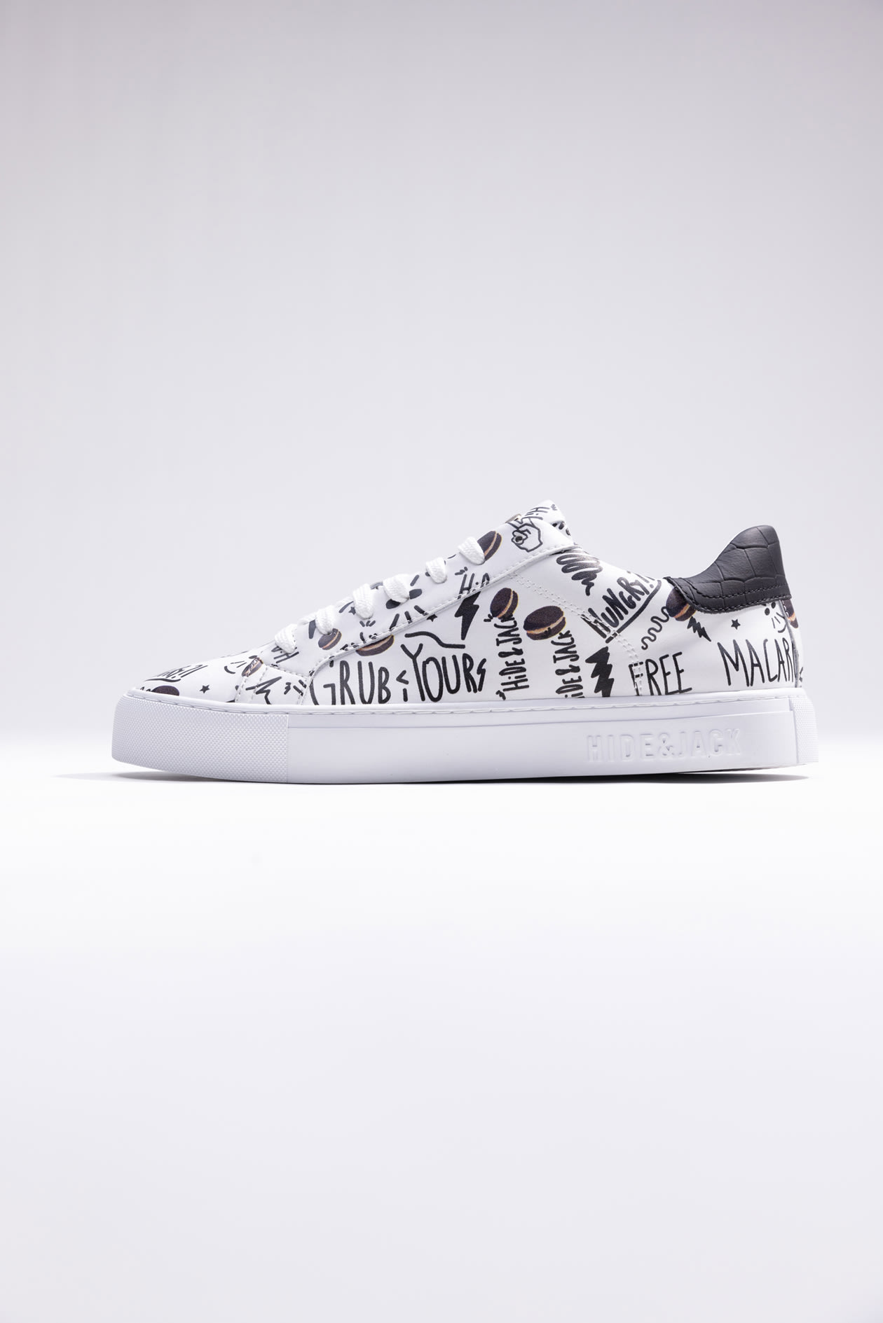 Shop Hide&amp;jack Low Top Sneaker - Essence Serigrafia Macaron