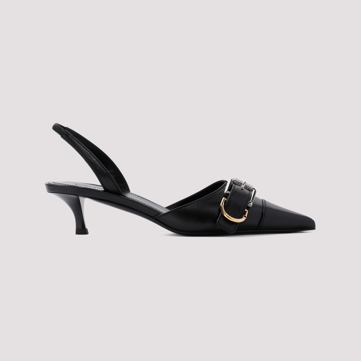 Shop Givenchy Voyou 45mm Slingback Sandals In Black