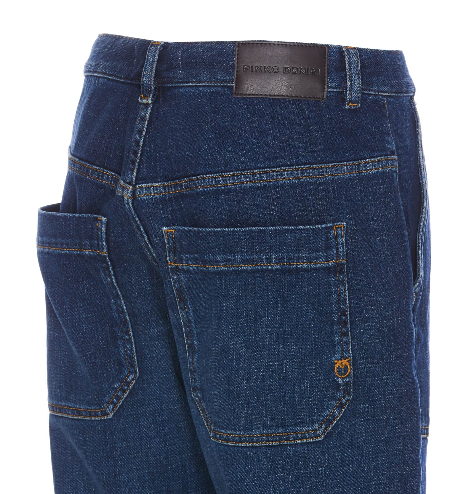 Shop Pinko Cloe Denim Jeans In Blue