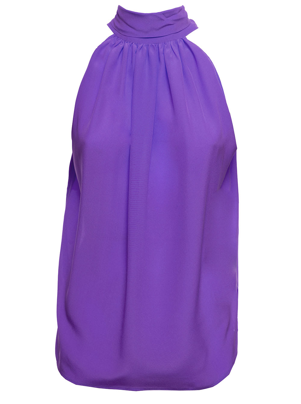 Jejia Womans Purple Silk Top