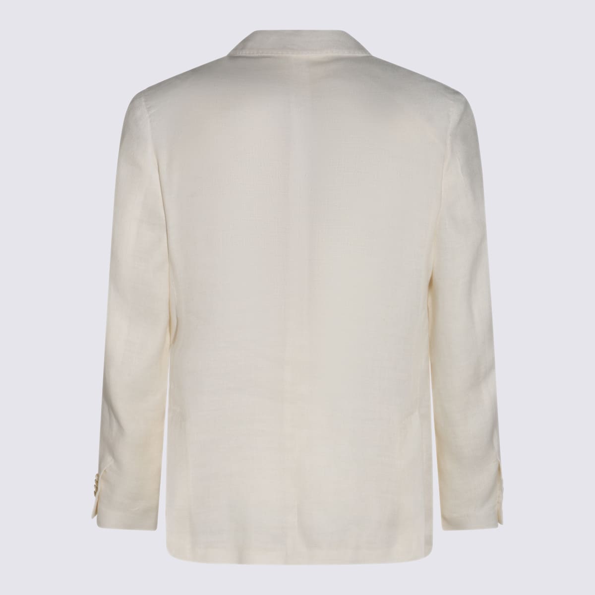 Lardini Structured Blazer With Front Pockets And Notch Lapel