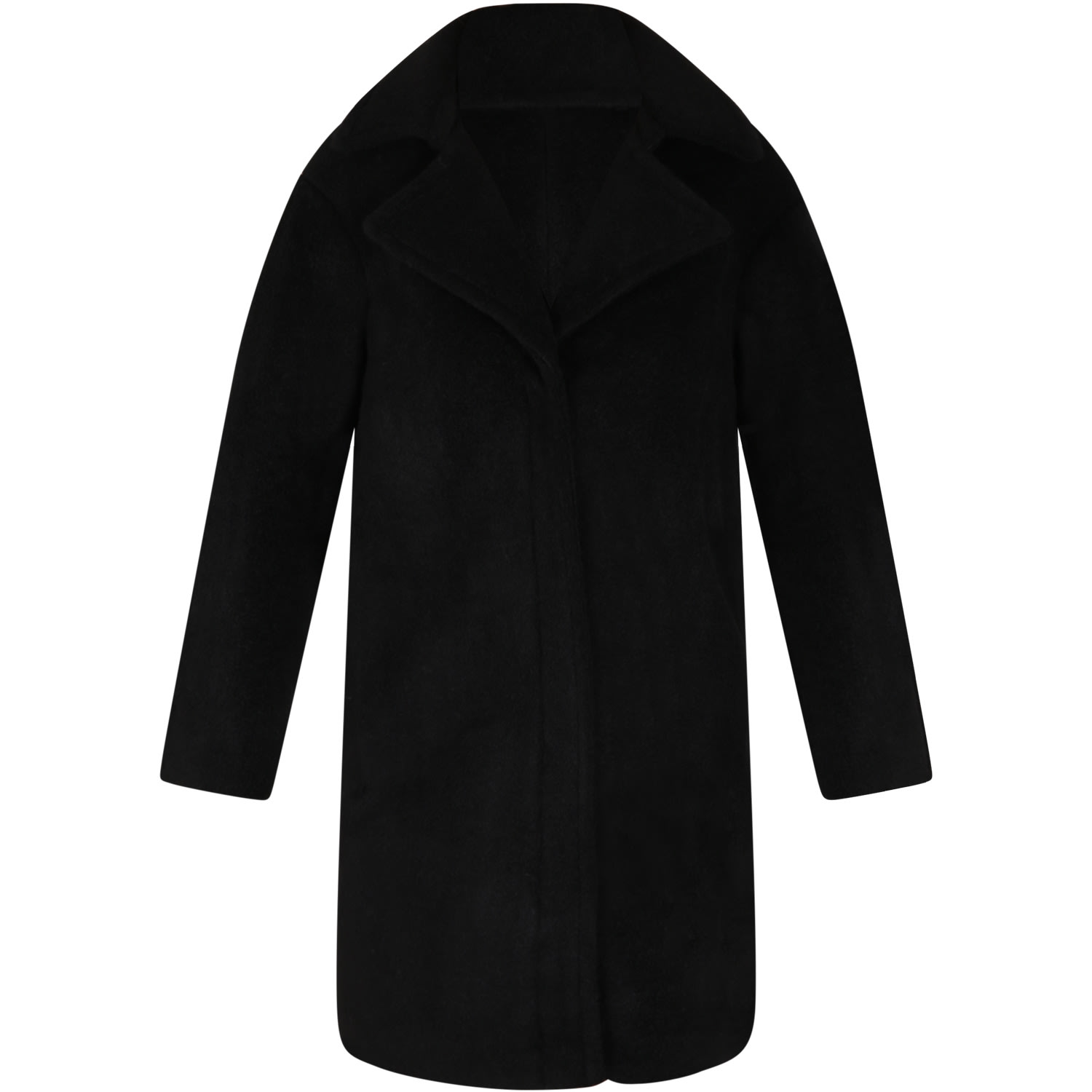 Armani Collezioni Black Coat For Kids