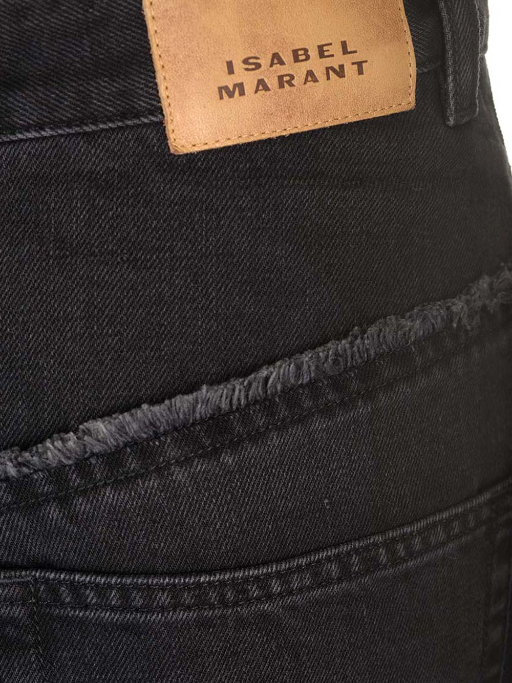 Shop Isabel Marant Noemie Jeans In Black