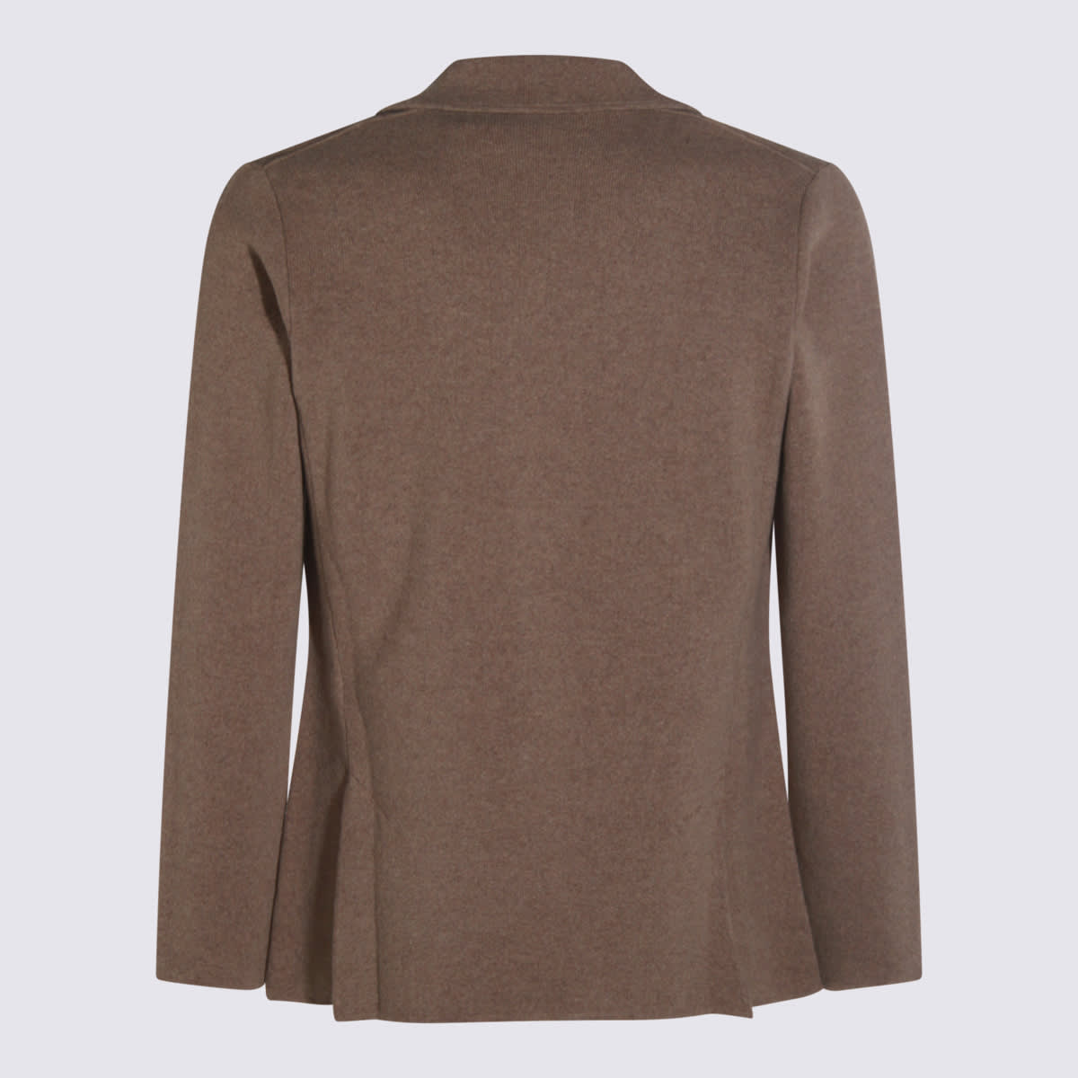 Lardini Two-button Patch-pockets Cardigan In Brown
