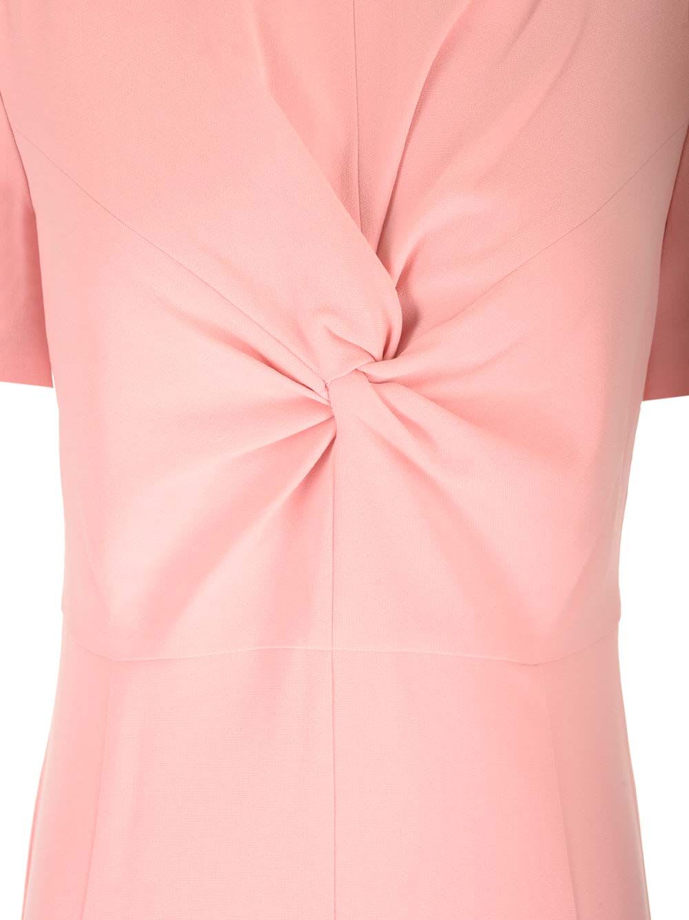 Shop Roland Mouret Cady Midi Dress In Rose