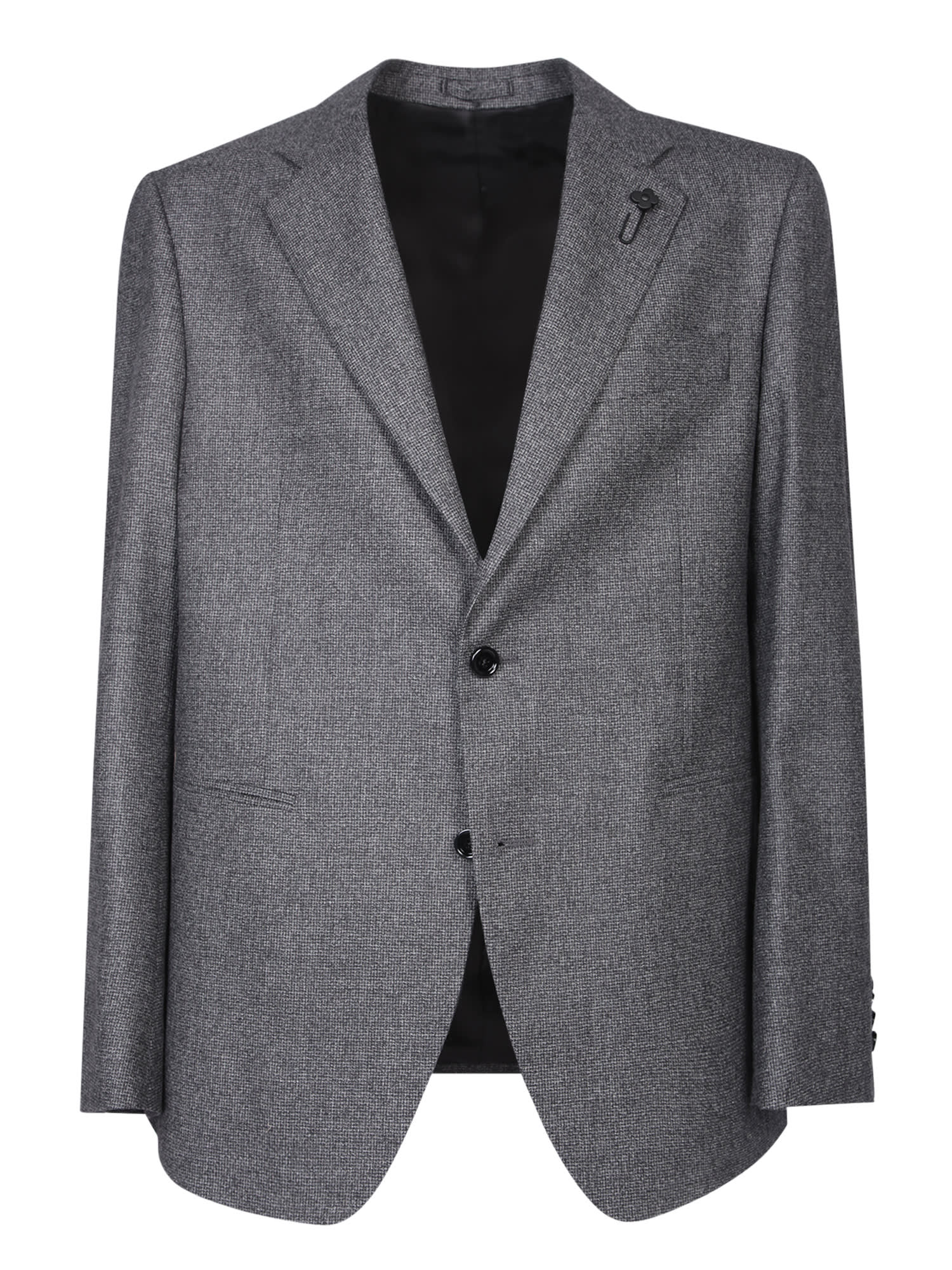 Shop Lardini Grey Suit