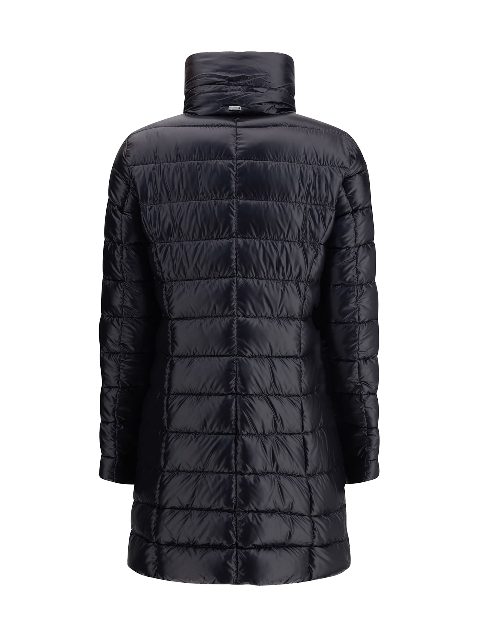 Herno Turtleneck Down Jacket In Black