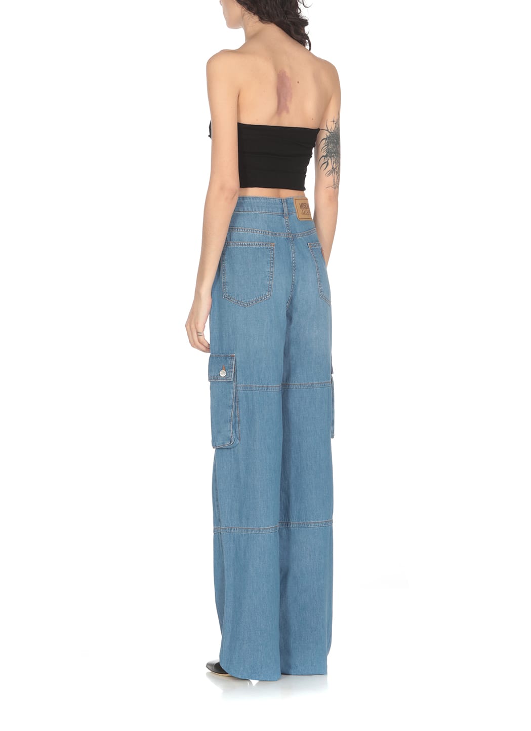Moschino Cargo Pants In Blue