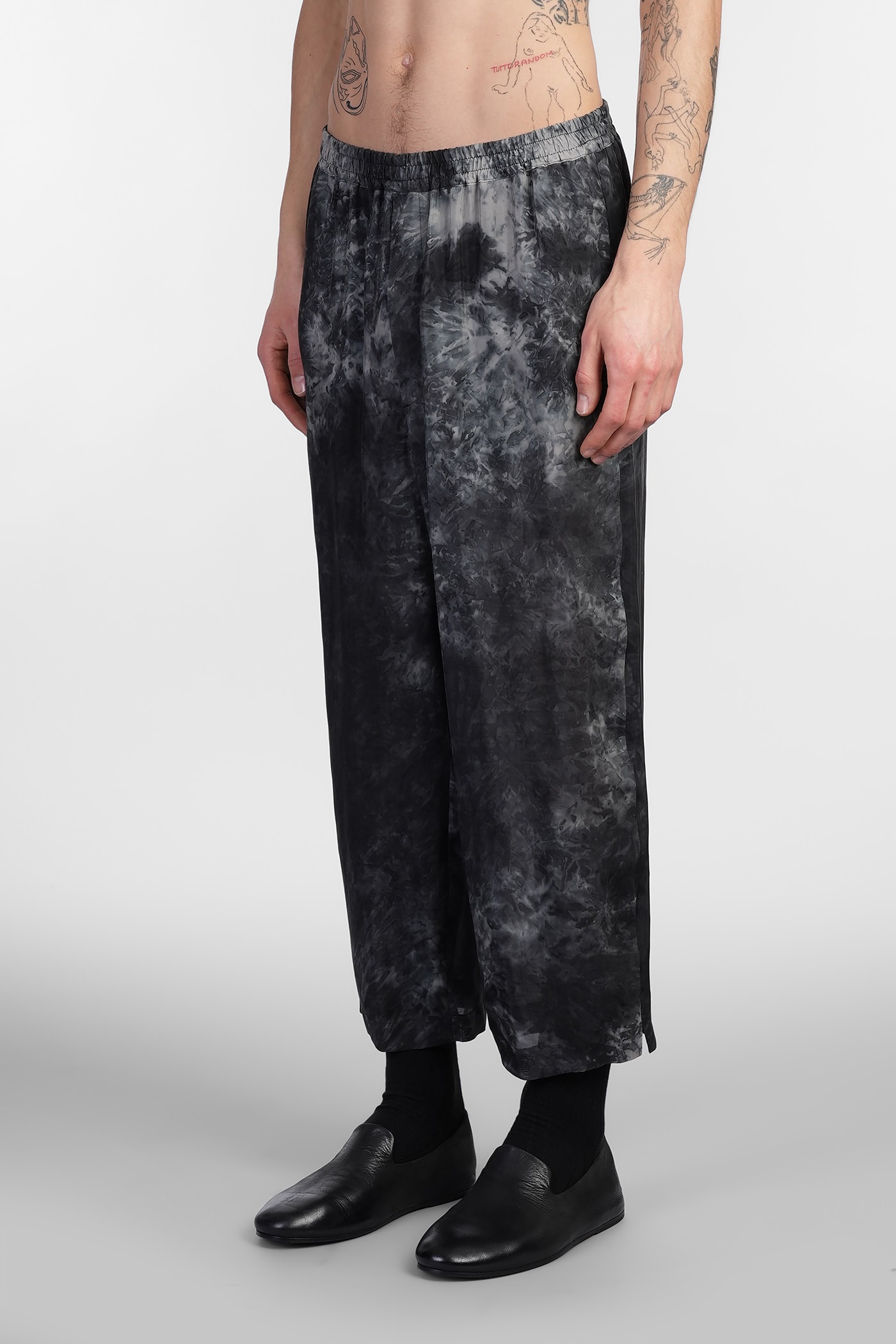 Sapio N 42l Pants In Black Polyamide Polyester In Black